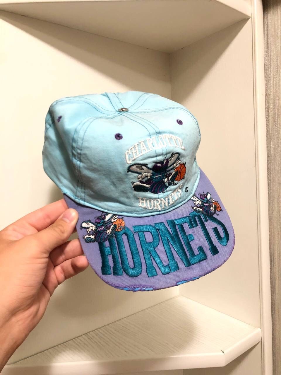 NBA × Starter × Vintage Charlotte Hornets vinatge cap embrioded 90s Size ONE SIZE - 1 Thumbnail