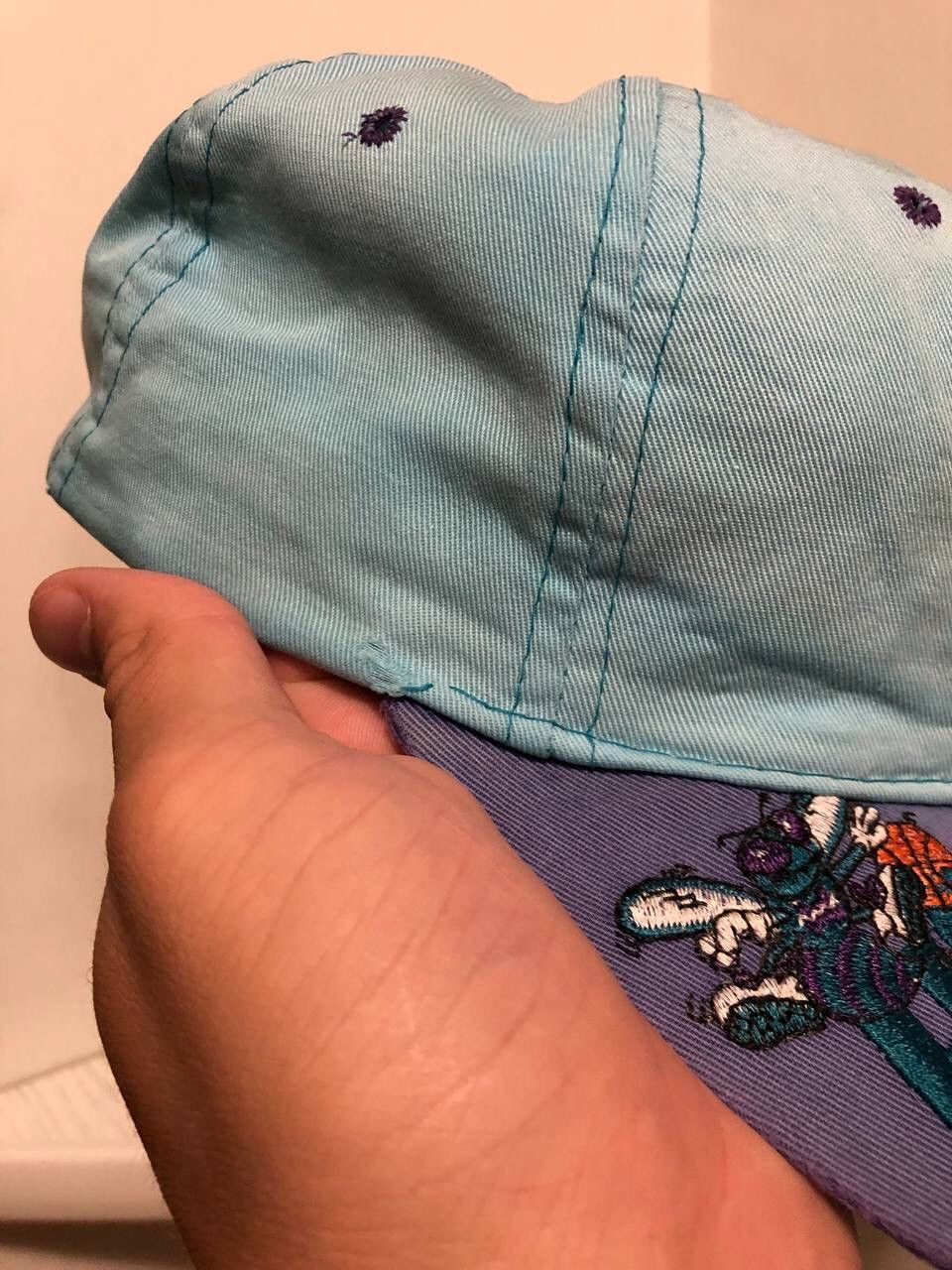 NBA × Starter × Vintage Charlotte Hornets vinatge cap embrioded 90s Size ONE SIZE - 9 Thumbnail