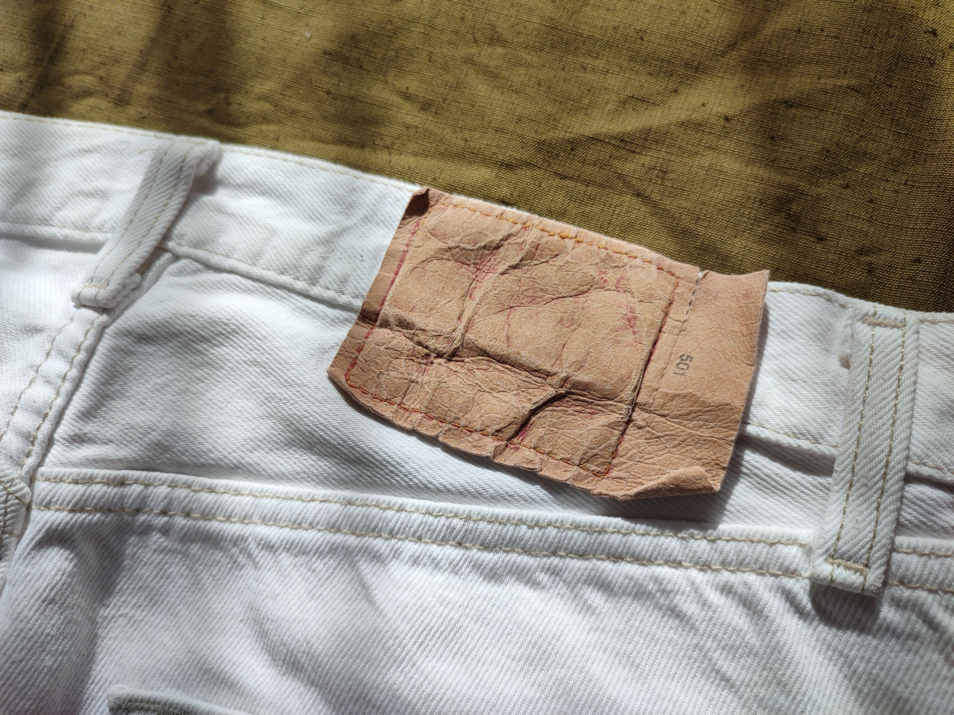 Levi's Levis 501 Usa vintage white denim Size US 30 / EU 46 - 7 Thumbnail