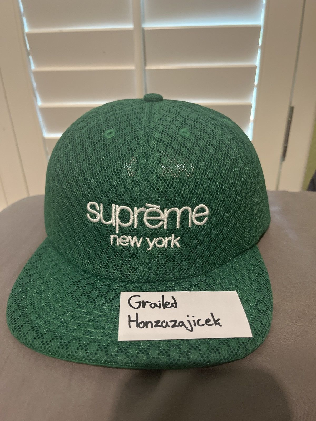 Supreme Supreme Classic Logo Air Mesh 6-Panel | Grailed