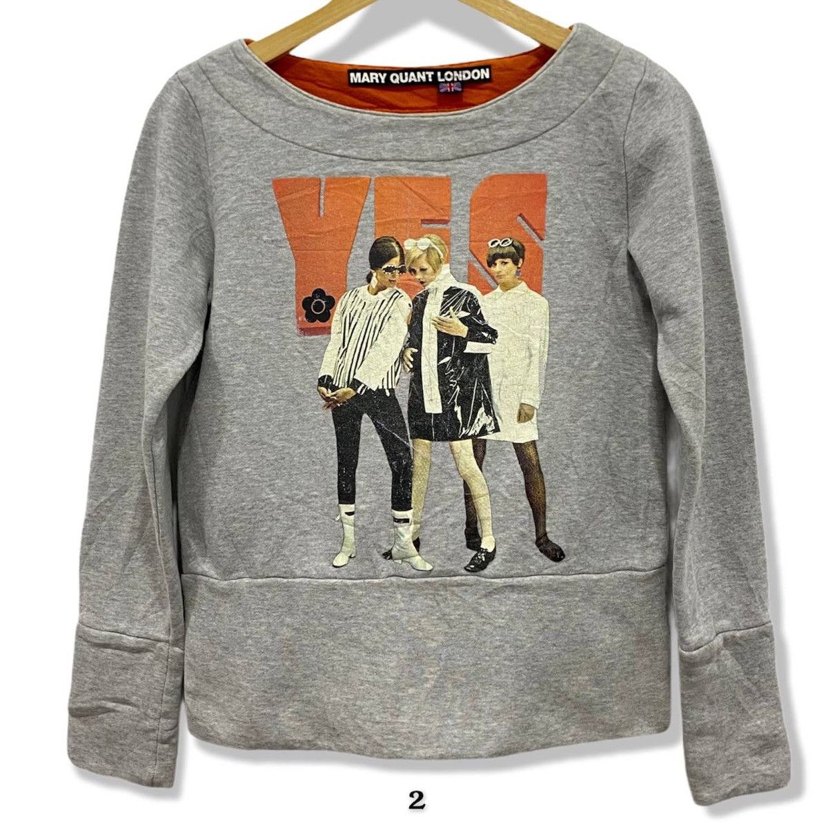 London Grey sweatshirt by mary quant london