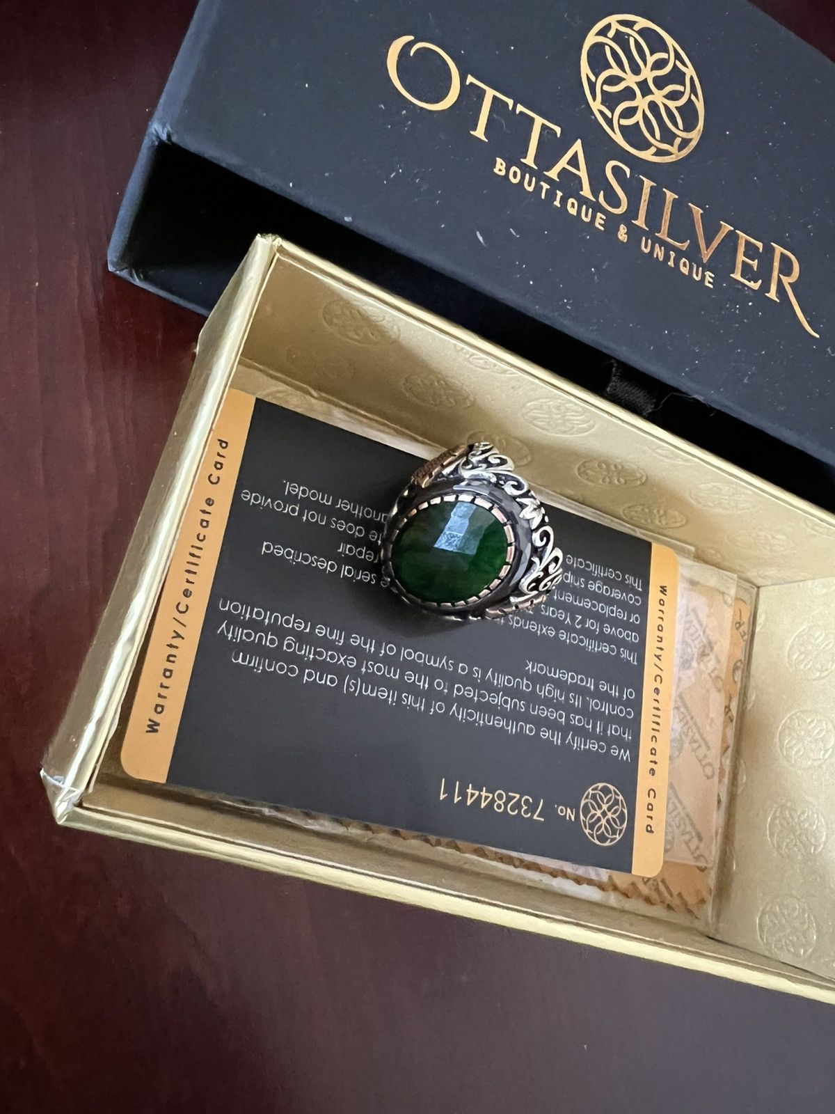 Other 925 Sterling silver ottasilver ring size 10 cz Size ONE SIZE - 10 Thumbnail