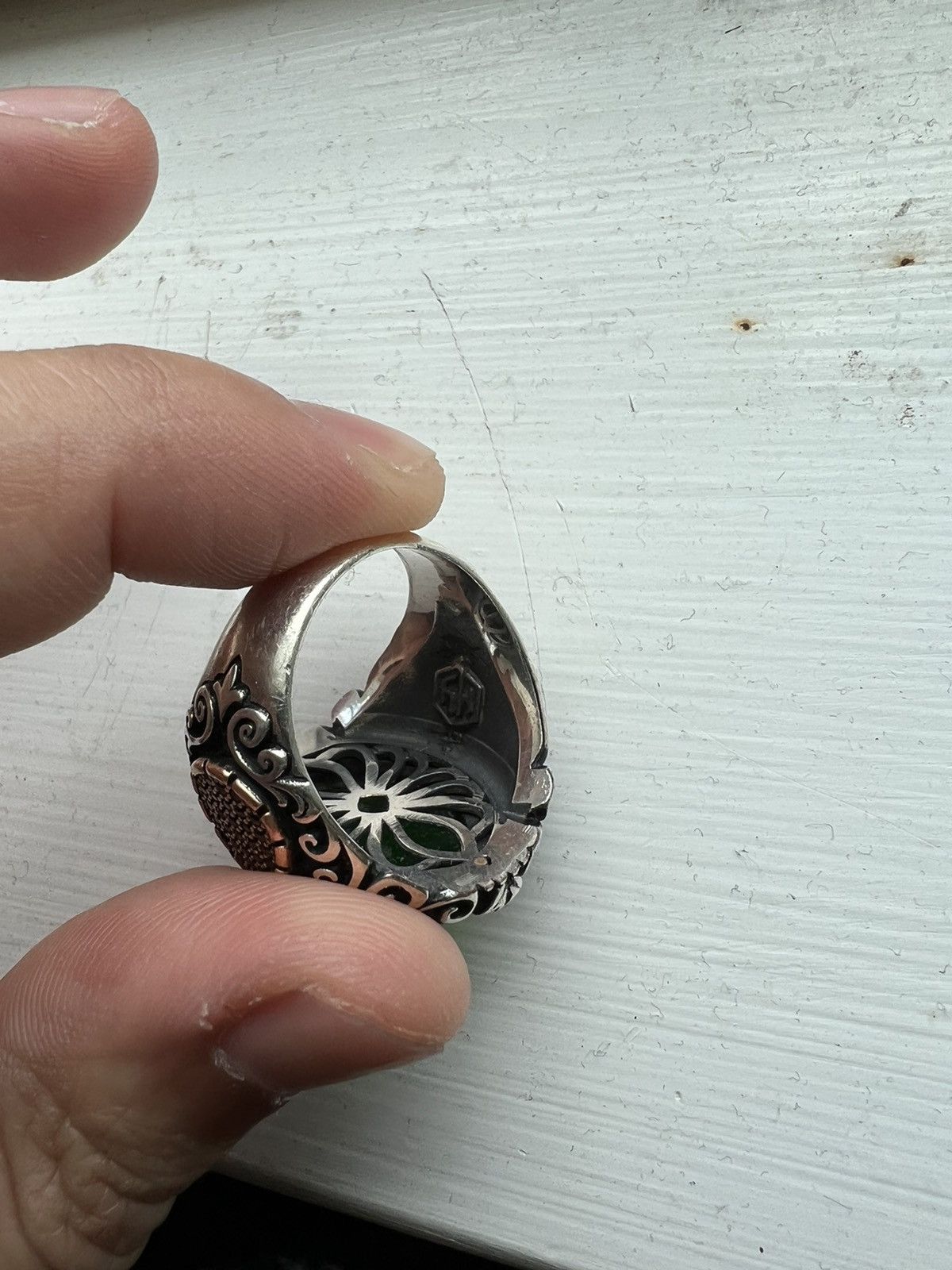 Other 925 Sterling silver ottasilver ring size 10 cz Size ONE SIZE - 7 Thumbnail