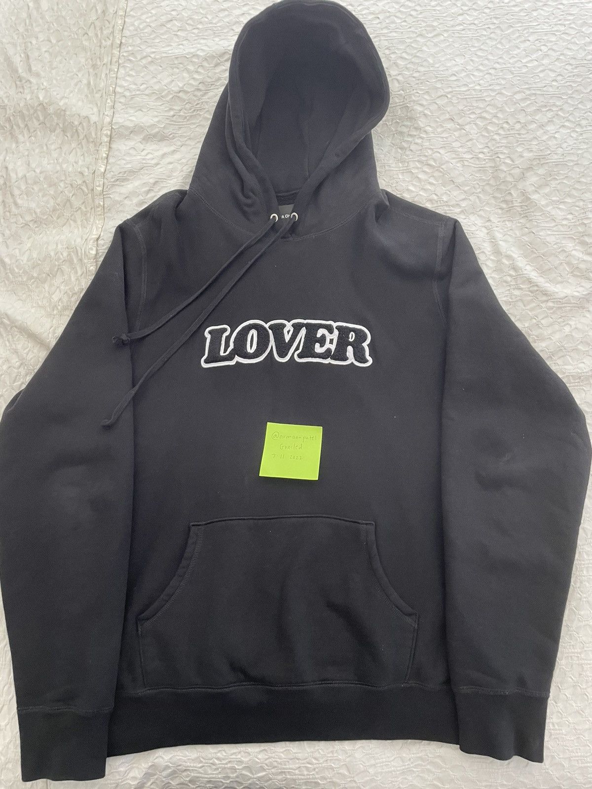 Lover hoodie bianca hotsell