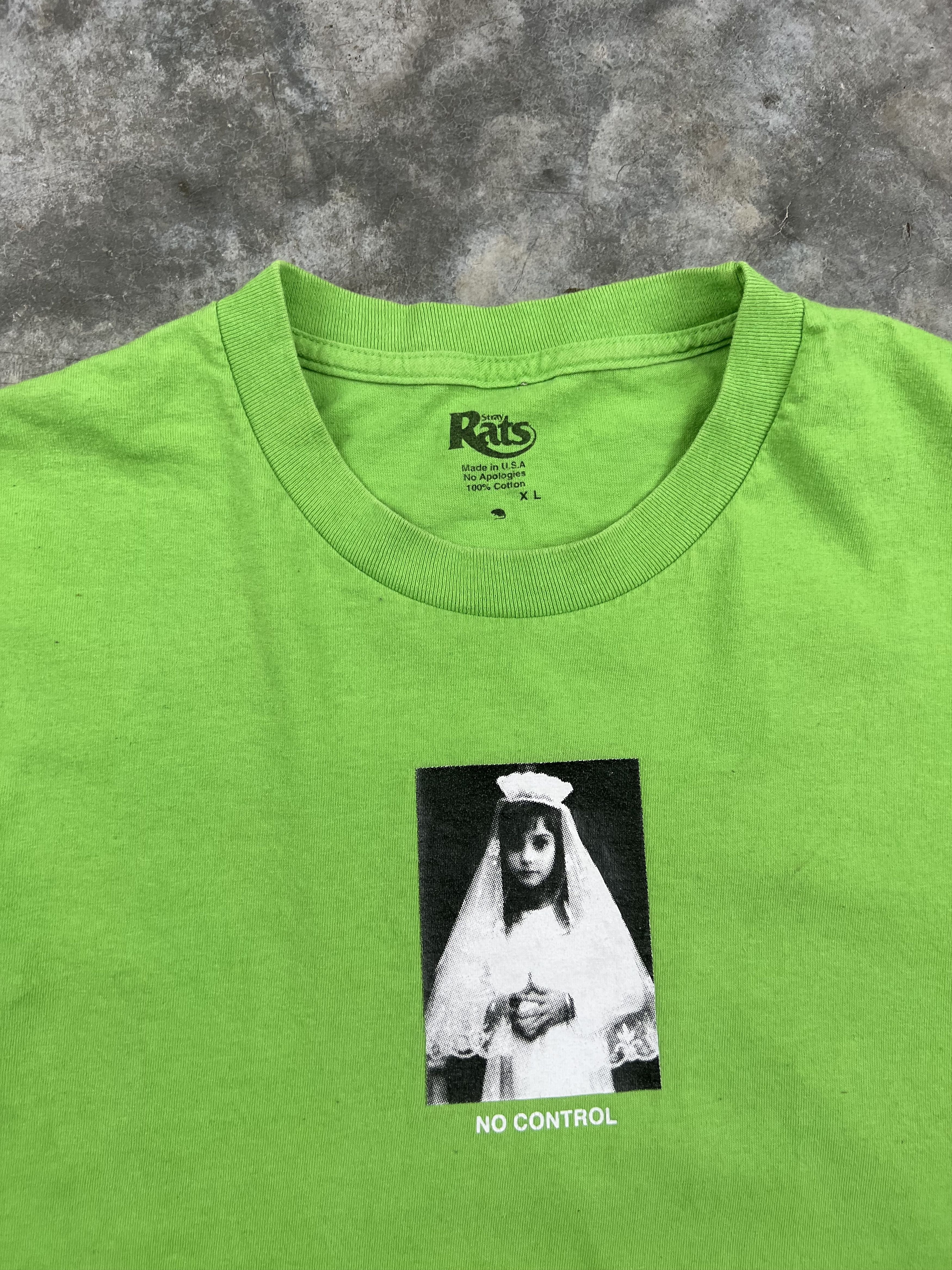 Stray Rats Stray Rats No Control Nun Green Tee XL Size US XL / EU 56 / 4 - 3 Thumbnail