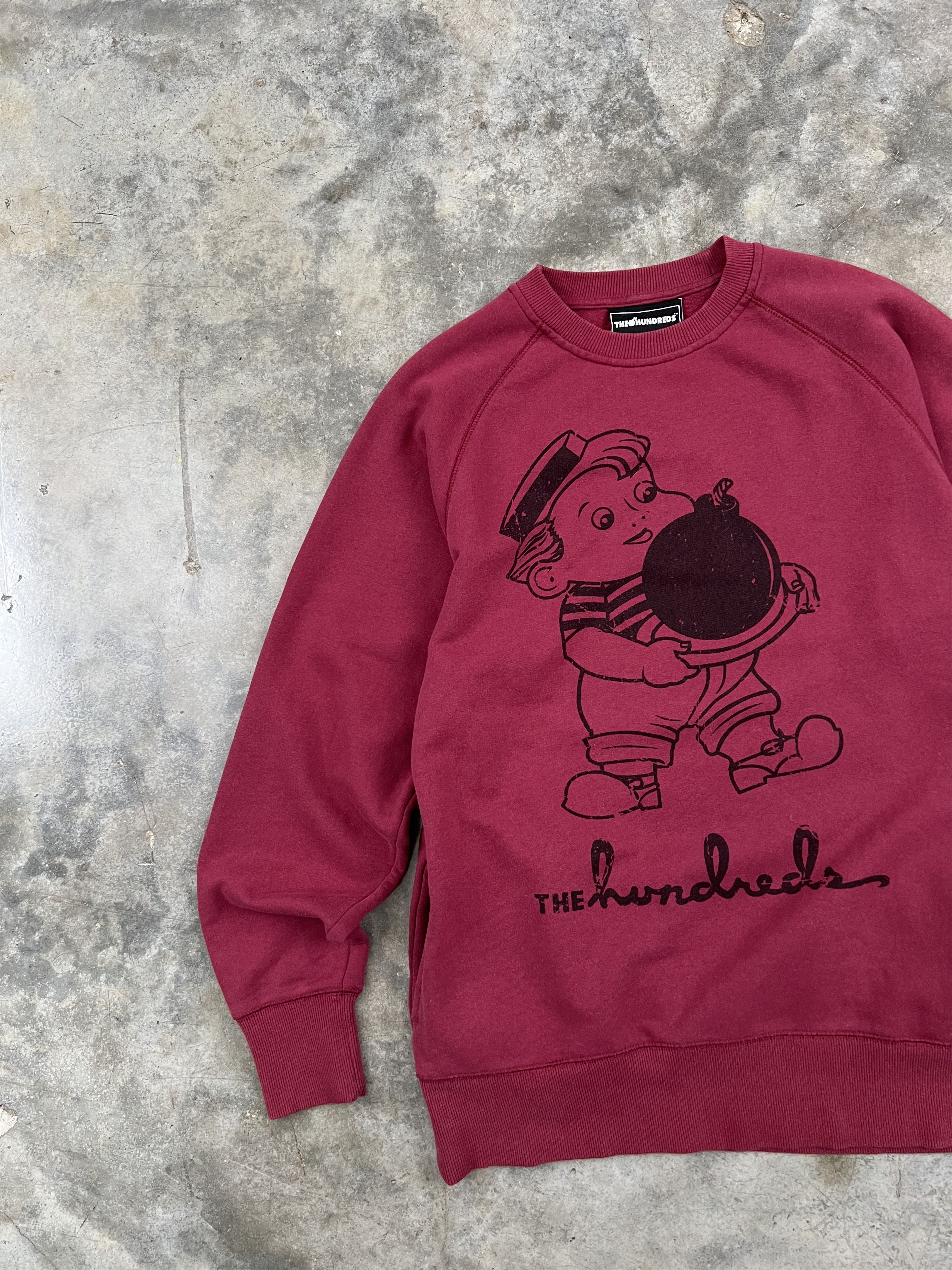 The Hundreds The Hundreds Sailor Bomb Boy Sweatshirt Burgundy Large Size US L / EU 52-54 / 3 - 2 Thumbnail
