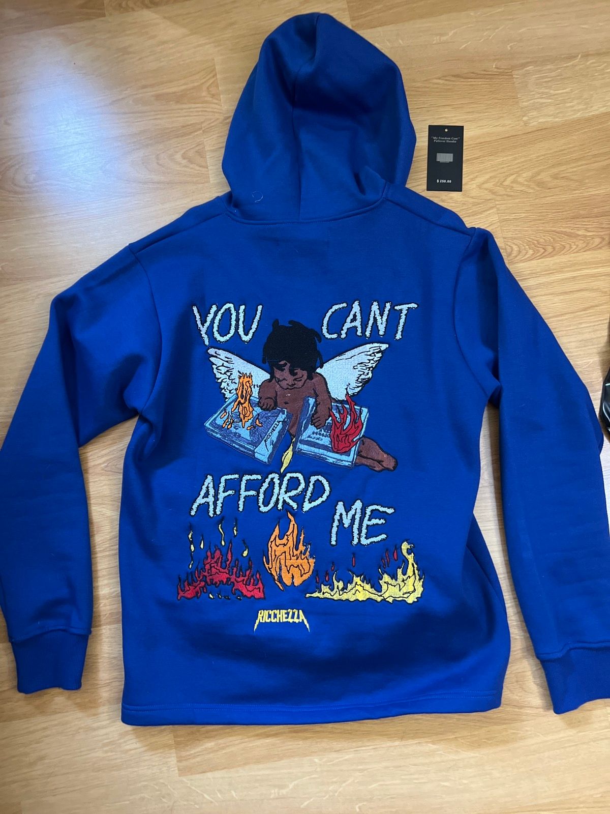 Rare Ricchezza Forever “My Freedom Cost A Lot” hoodie Size US L / EU 52-54 / 3 - 8 Thumbnail