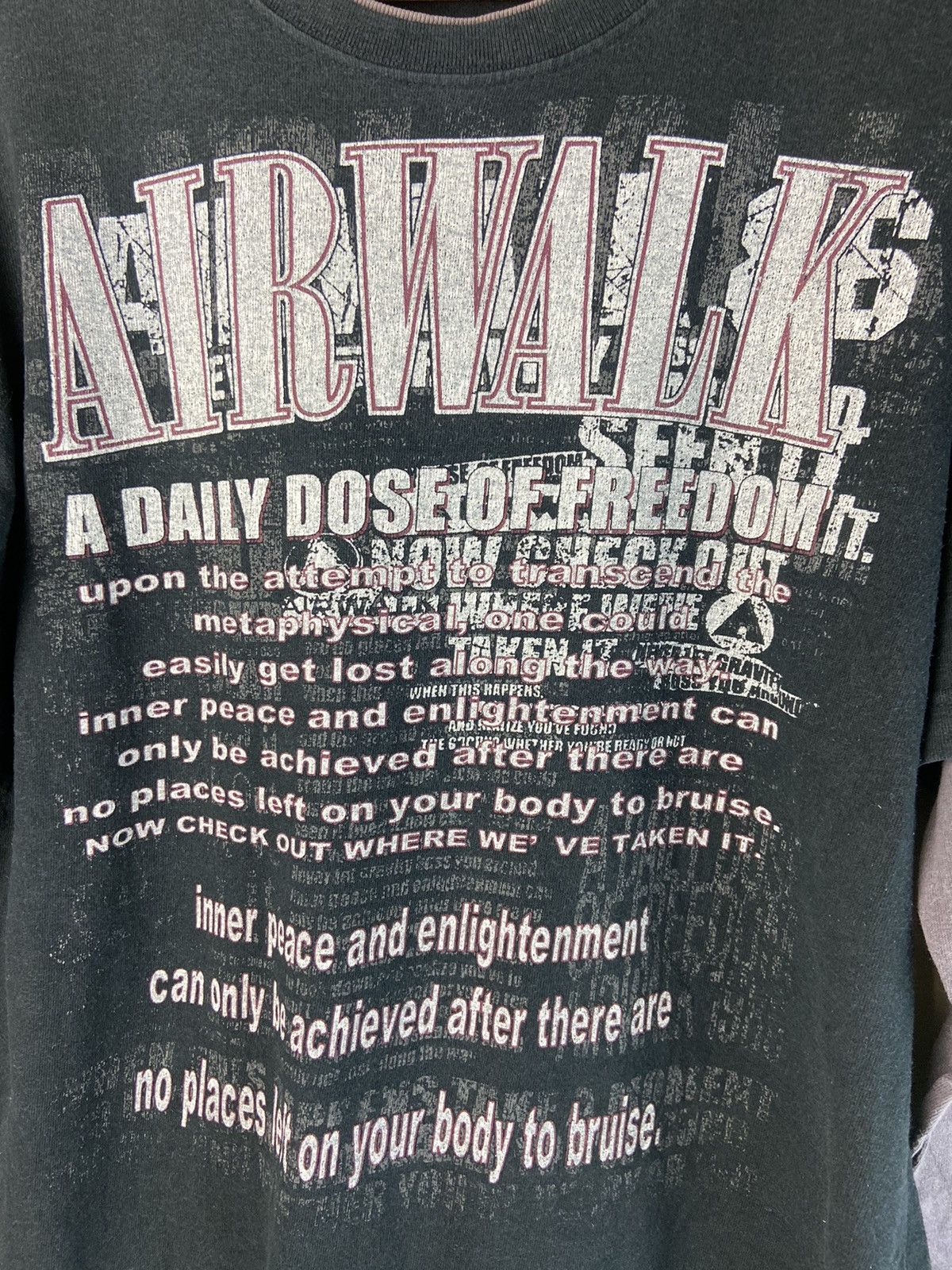 Airwalk VTG Airwalk Big Logo Spellout Special Art Long Sleeve Shirt Size US M / EU 48-50 / 2 - 2 Thumbnail