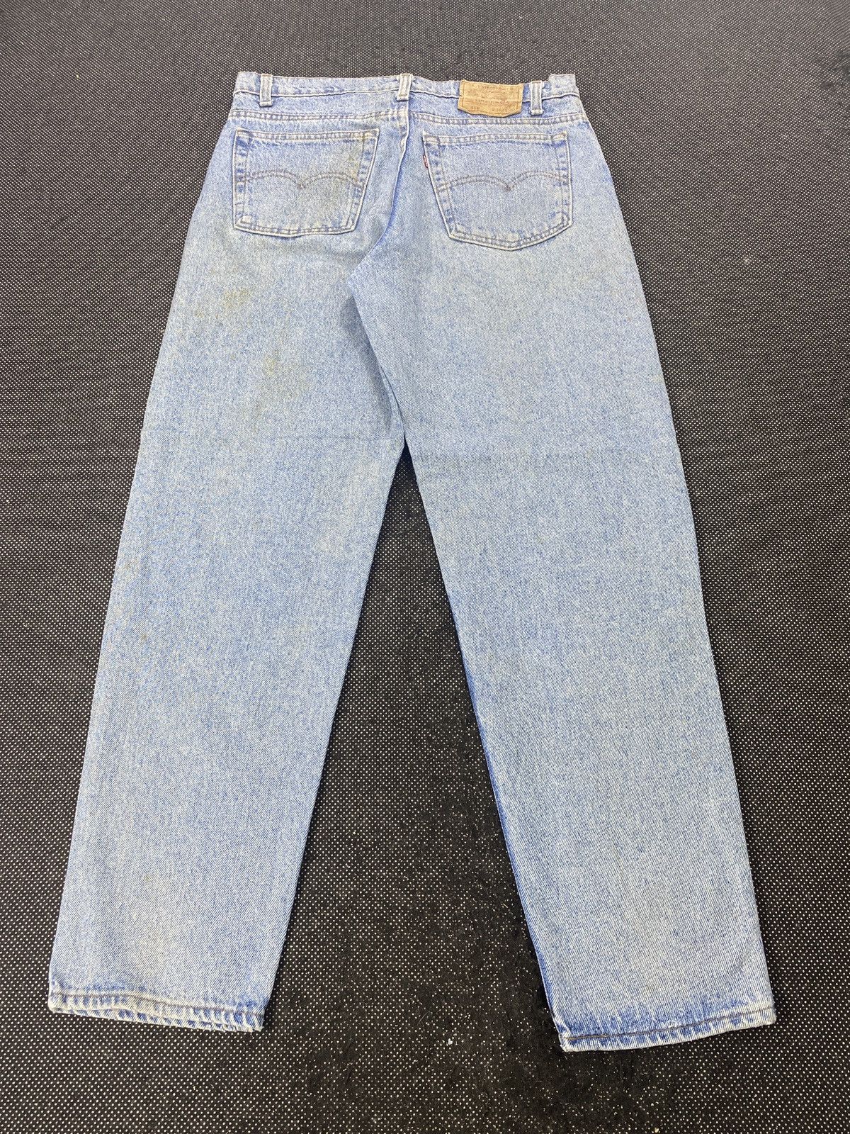 Levi's VINTAGE LEVIS 550 STONE WASH JEANS-J474 Size US 34 / EU 50 - 4 Thumbnail