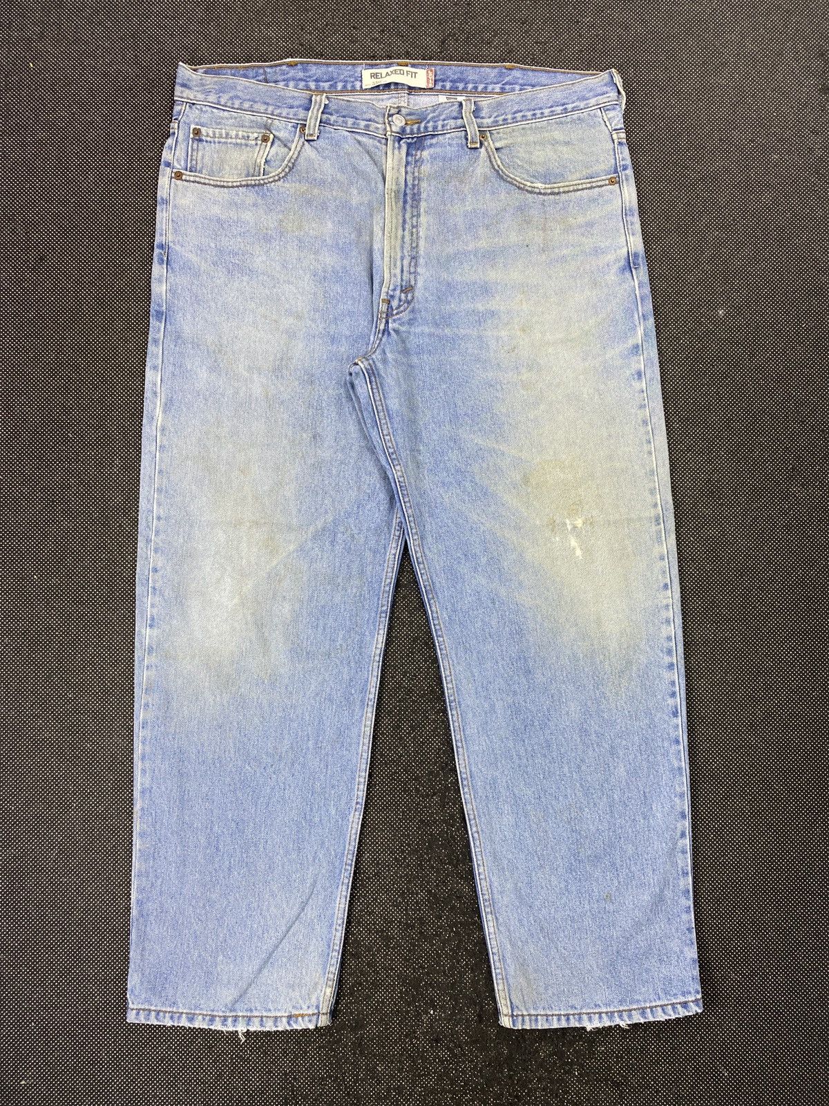 Levi's VINTAGE LEVIS 550 BLUE WASH JEANS-J475 Size US 41 - 1 Thumbnail