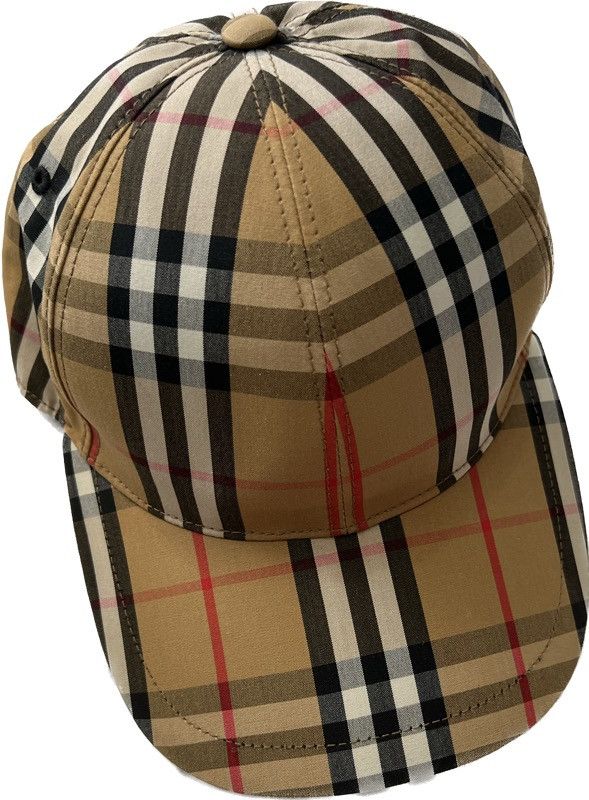 image of Burberry Baseball Cap in Tan, Men's