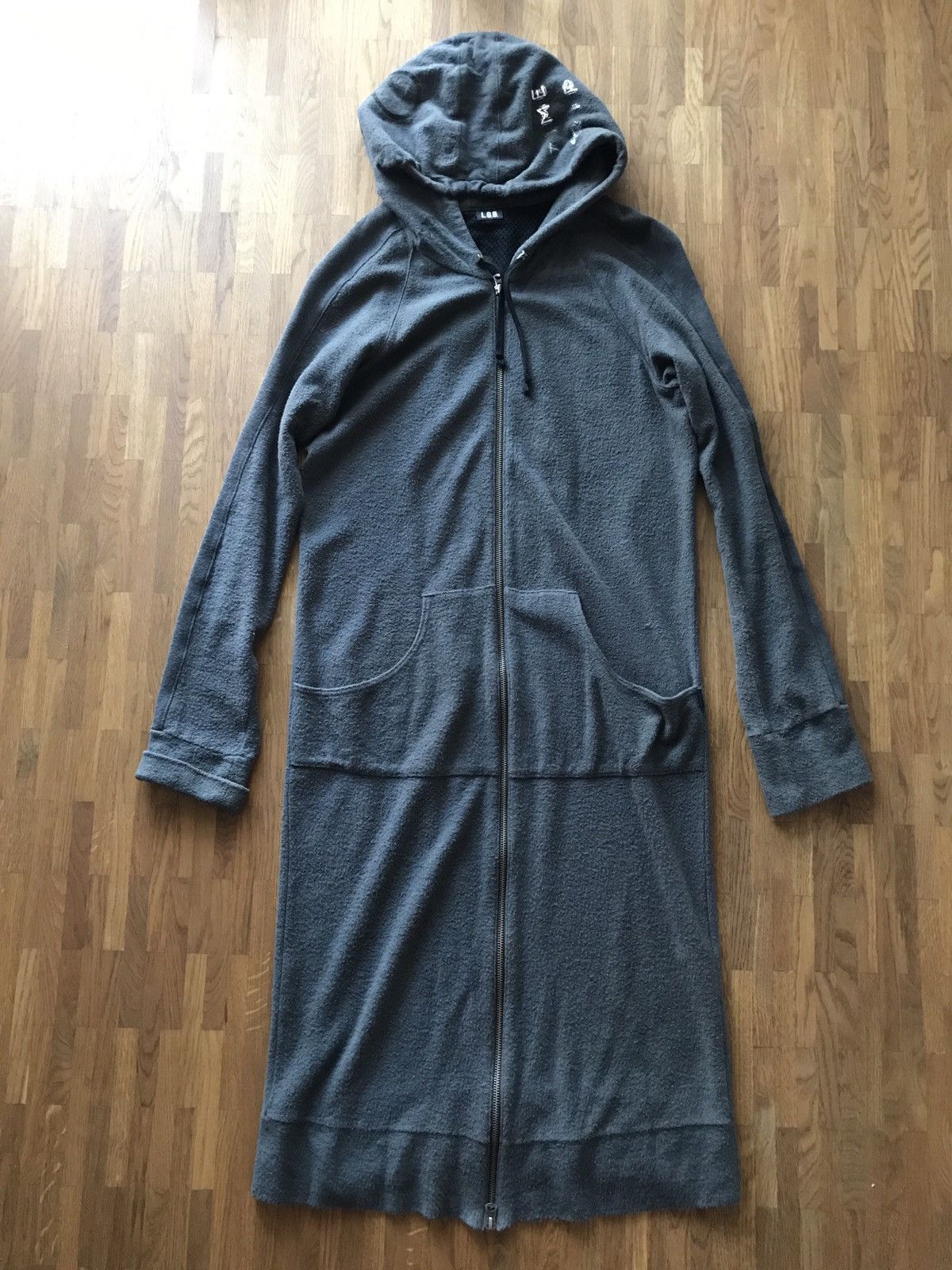Le Grande Bleu (L.G.B.) Hooded Long Cotton Coat Size US M / EU 48-50 / 2 - 2 Thumbnail