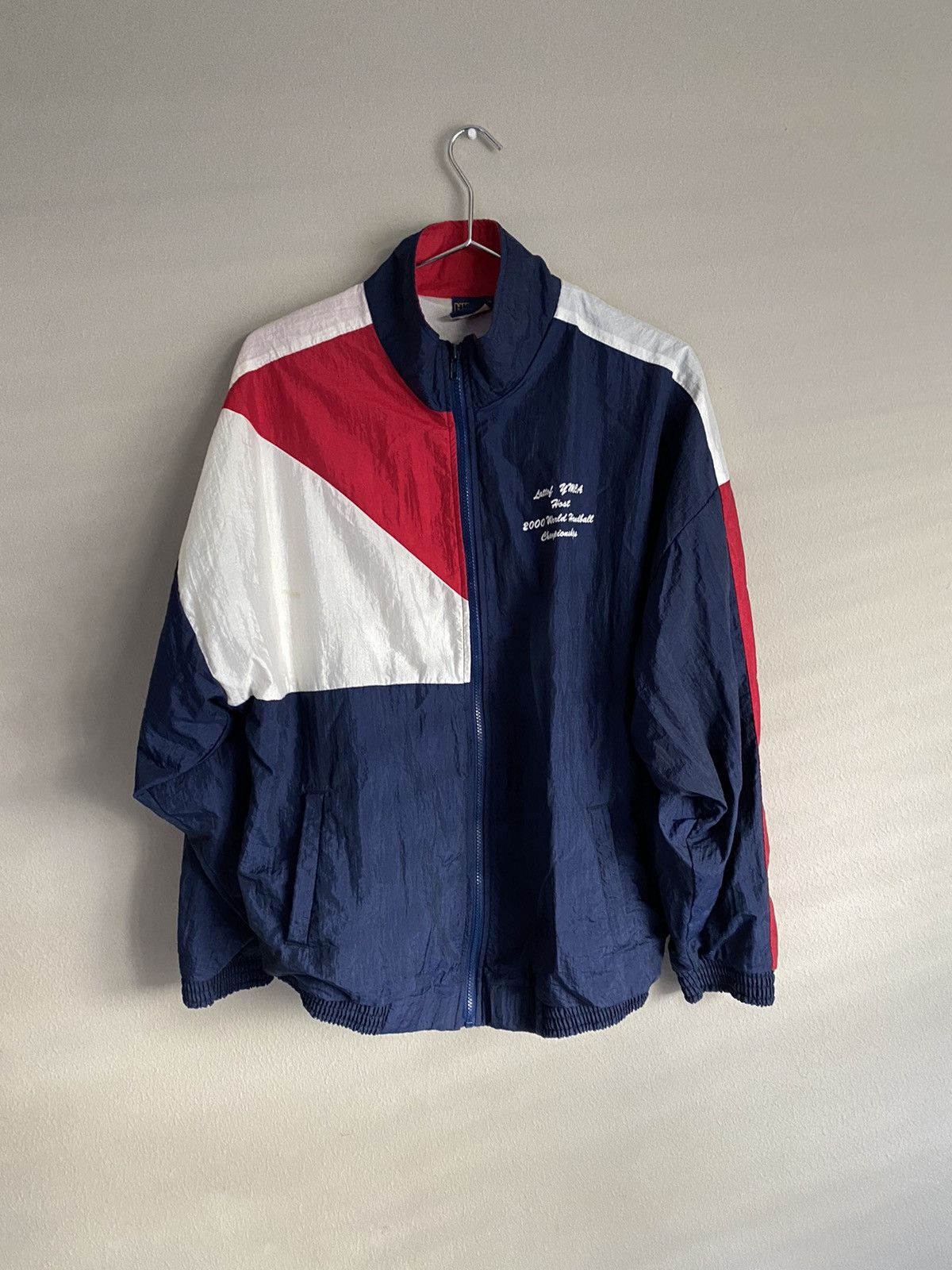 Rare Vintage 2000 ymca track jacket Y2K streetwear