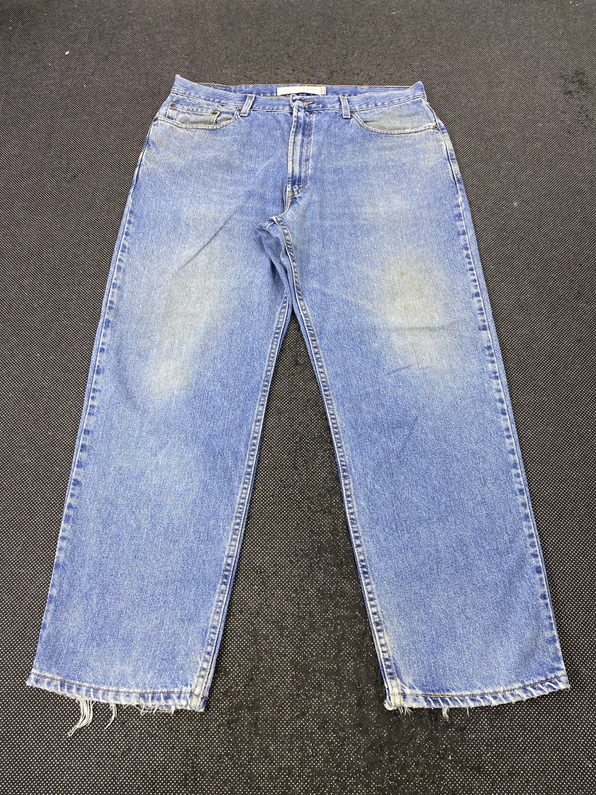 Levi's VINTAGE LEVIS 550 BLUE WASH JEANS-J476 Size US 39 - 2 Thumbnail