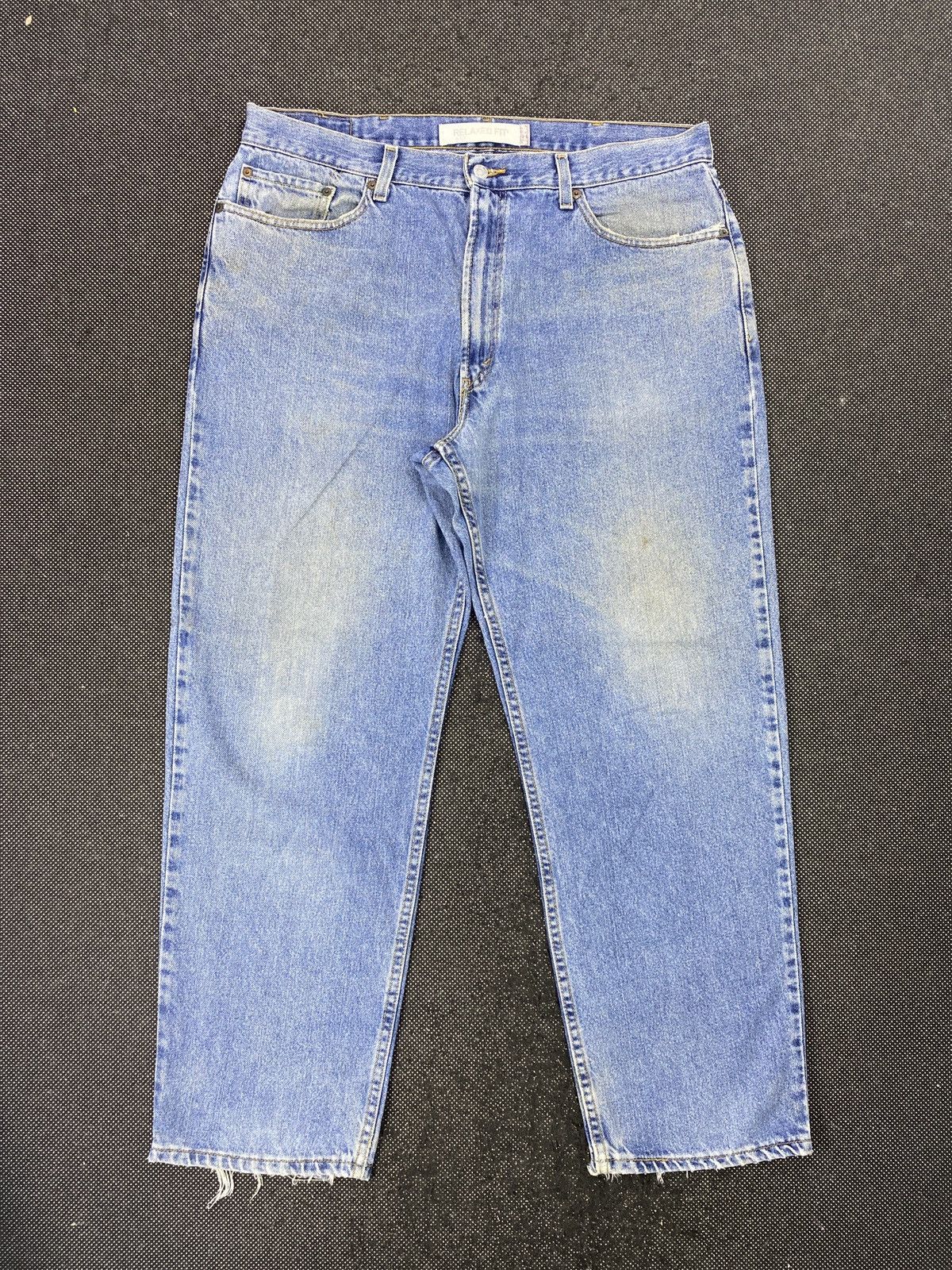 Levi's VINTAGE LEVIS 550 BLUE WASH JEANS-J476 Size US 39 - 1 Thumbnail