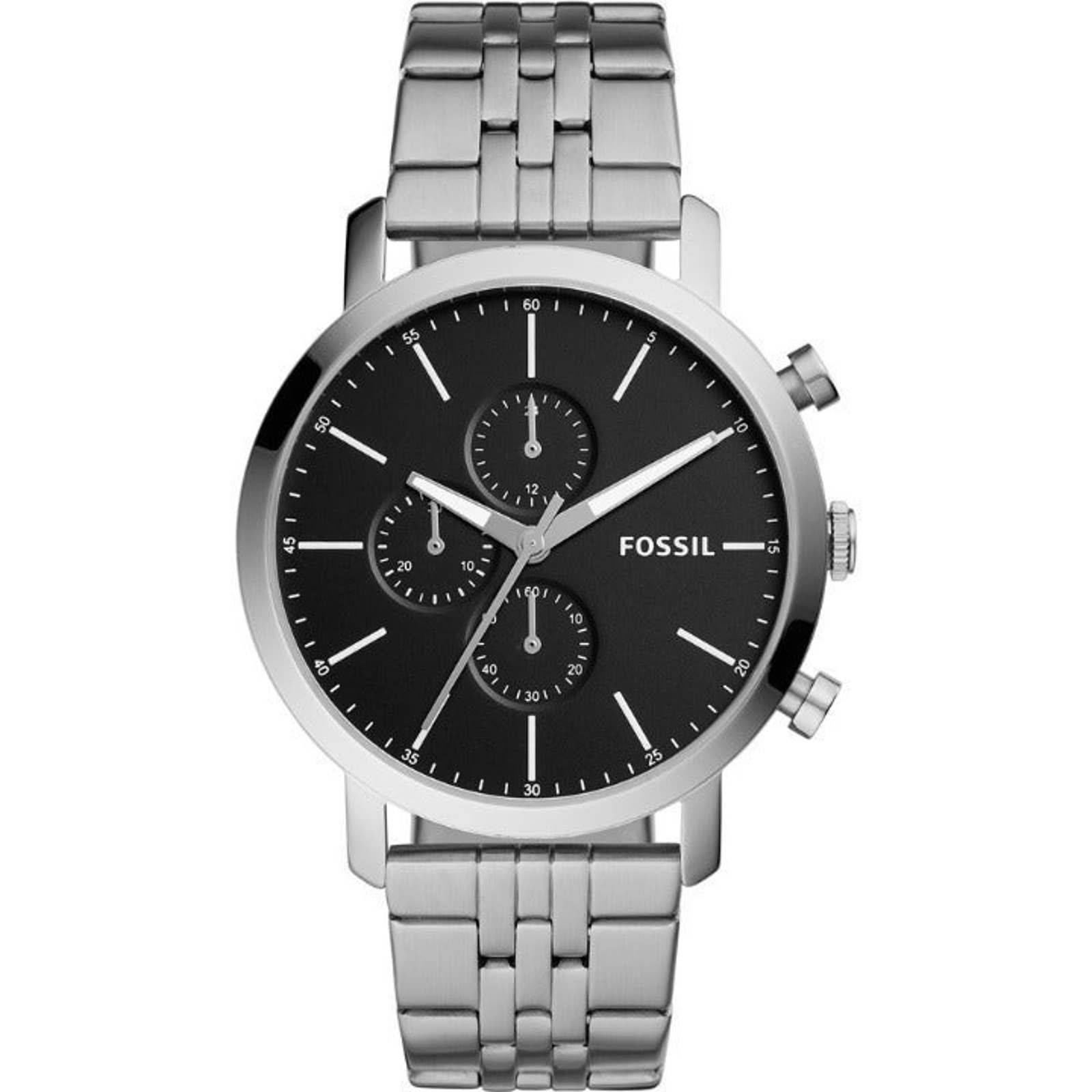 Fossil Fossil BQ2328IE Luther Chronograph Stainless Steel Men Watch ...