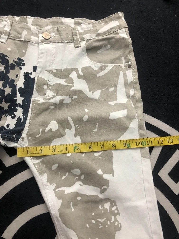 America Flag Motive Art Pants