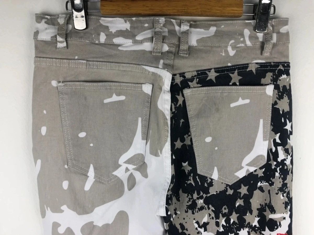 America Flag Motive Art Pants