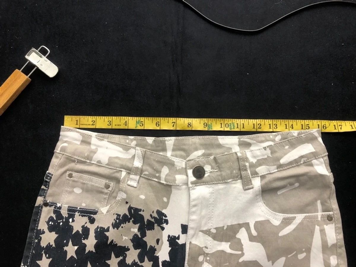 America Flag Motive Art Pants