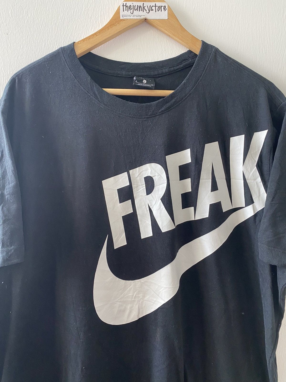 Nike × Vintage Vintage Y2K x Streetwear x NikeFreak Tshirts Size US XL / EU 56 / 4 - 2 Thumbnail