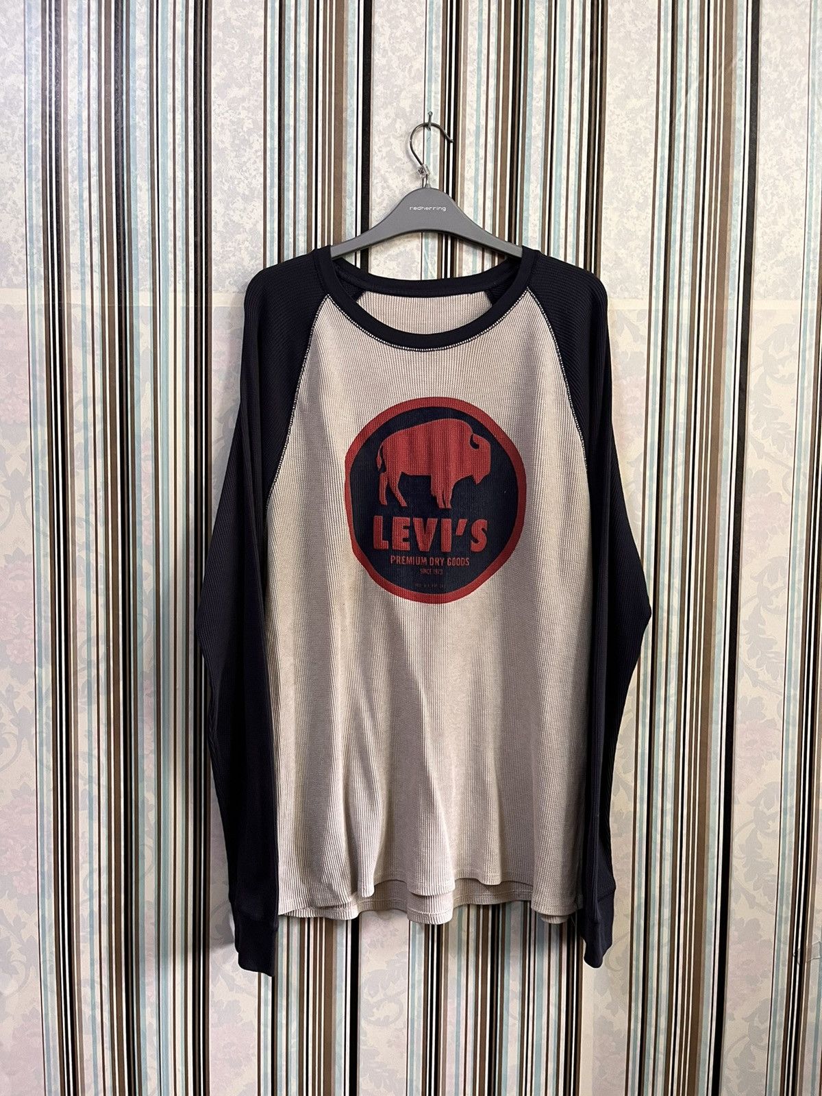 Levi's bull levis reg pat distress #C1 Size US L / EU 52-54 / 3 - 2 Thumbnail