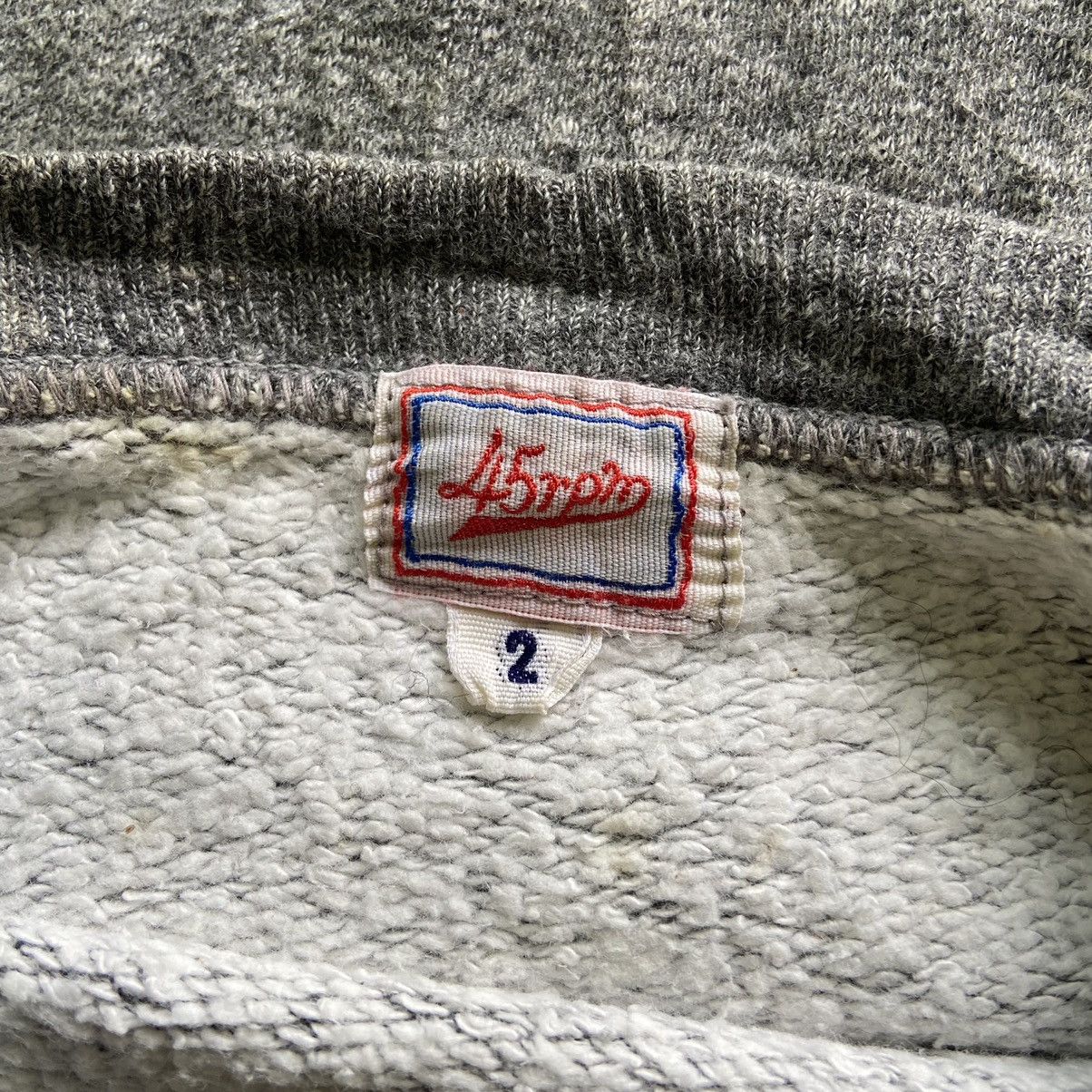 45rpm Vintage 45RPM Spell Out Sweatshirts Size US M / EU 48-50 / 2 - 3 Thumbnail