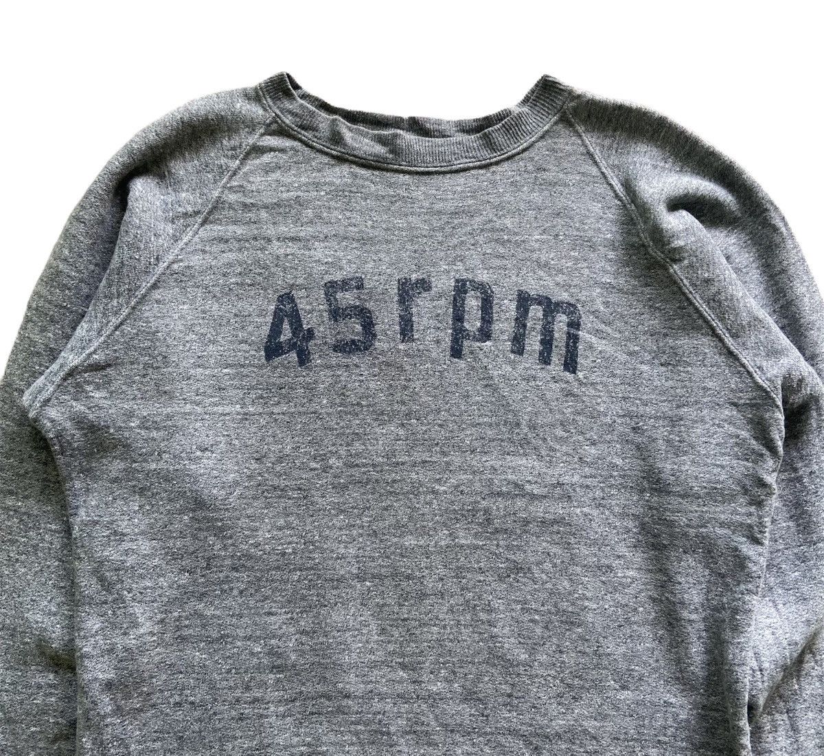 45rpm Vintage 45RPM Spell Out Sweatshirts Size US M / EU 48-50 / 2 - 2 Thumbnail