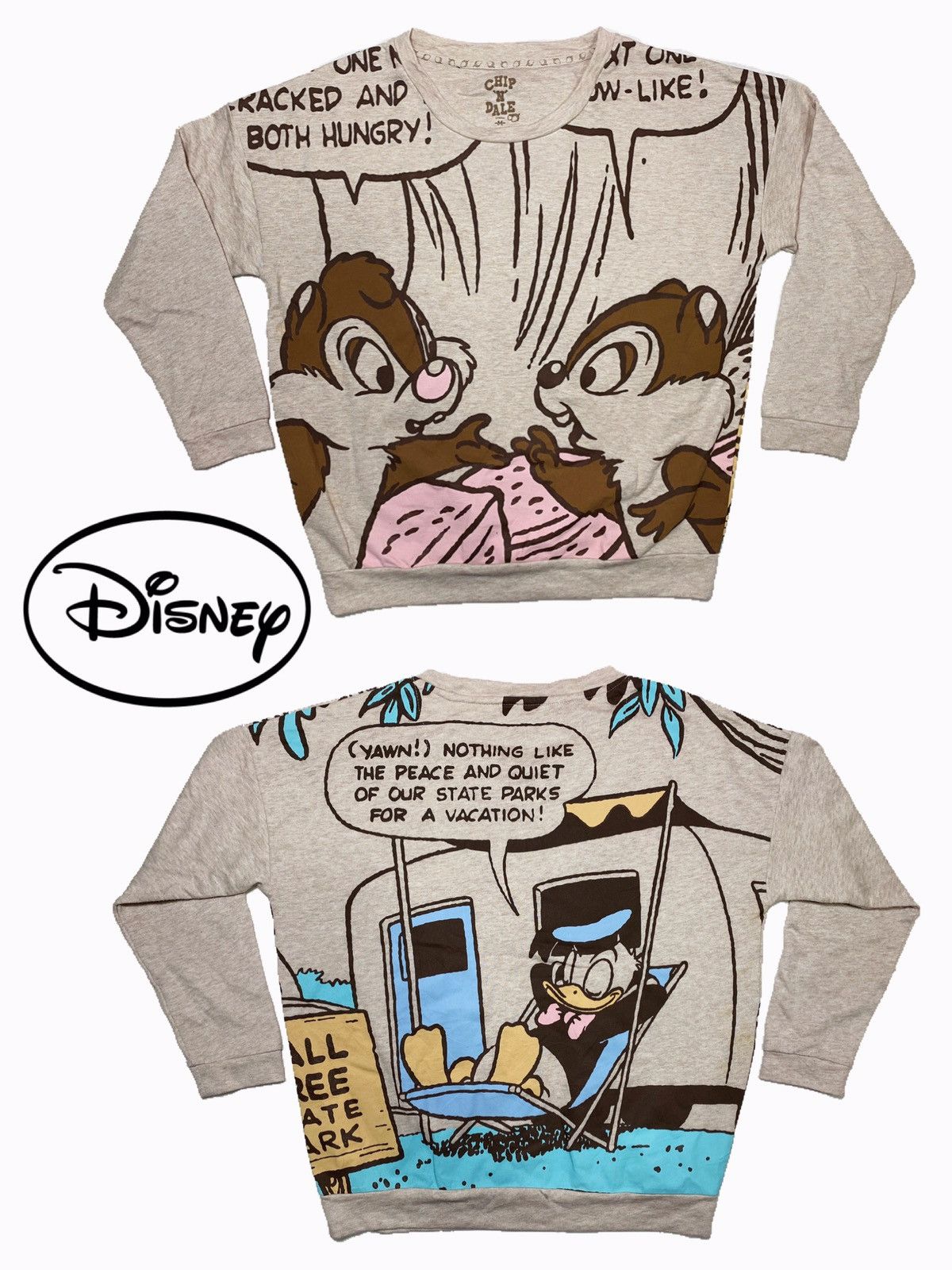 Disney × Mickey Mouse × Vintage Disney Walt Disneyland Vintage donald Duck chip n Dale off Size US L / EU 52-54 / 3 - 1 Thumbnail