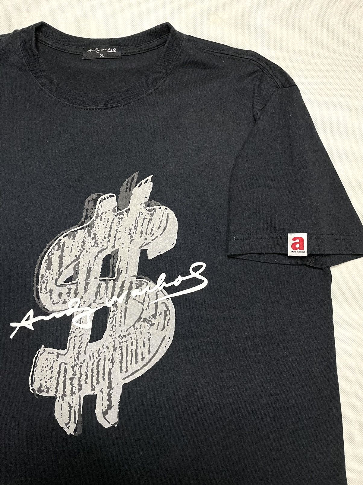 Andy Warhol × Vintage Vintage Andy Warhol Dollar Sign iconic art fashion rare 90s Size US XL / EU 56 / 4 - 2 Thumbnail