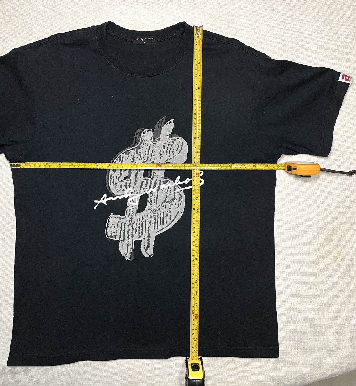 Andy Warhol × Vintage Vintage Andy Warhol Dollar Sign iconic art fashion rare 90s Size US XL / EU 56 / 4 - 4 Thumbnail