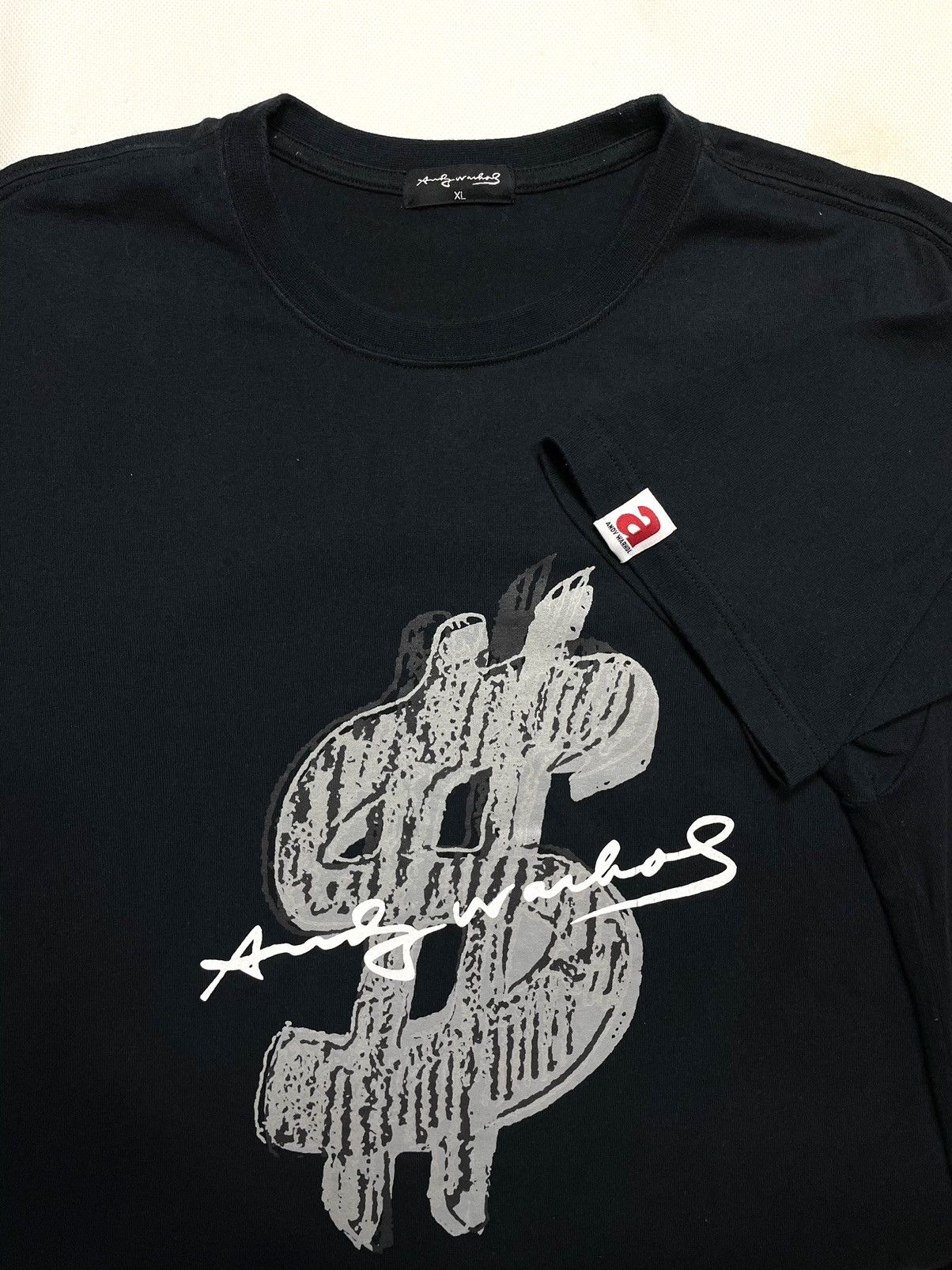 Andy Warhol × Vintage Vintage Andy Warhol Dollar Sign iconic art fashion rare 90s Size US XL / EU 56 / 4 - 3 Thumbnail