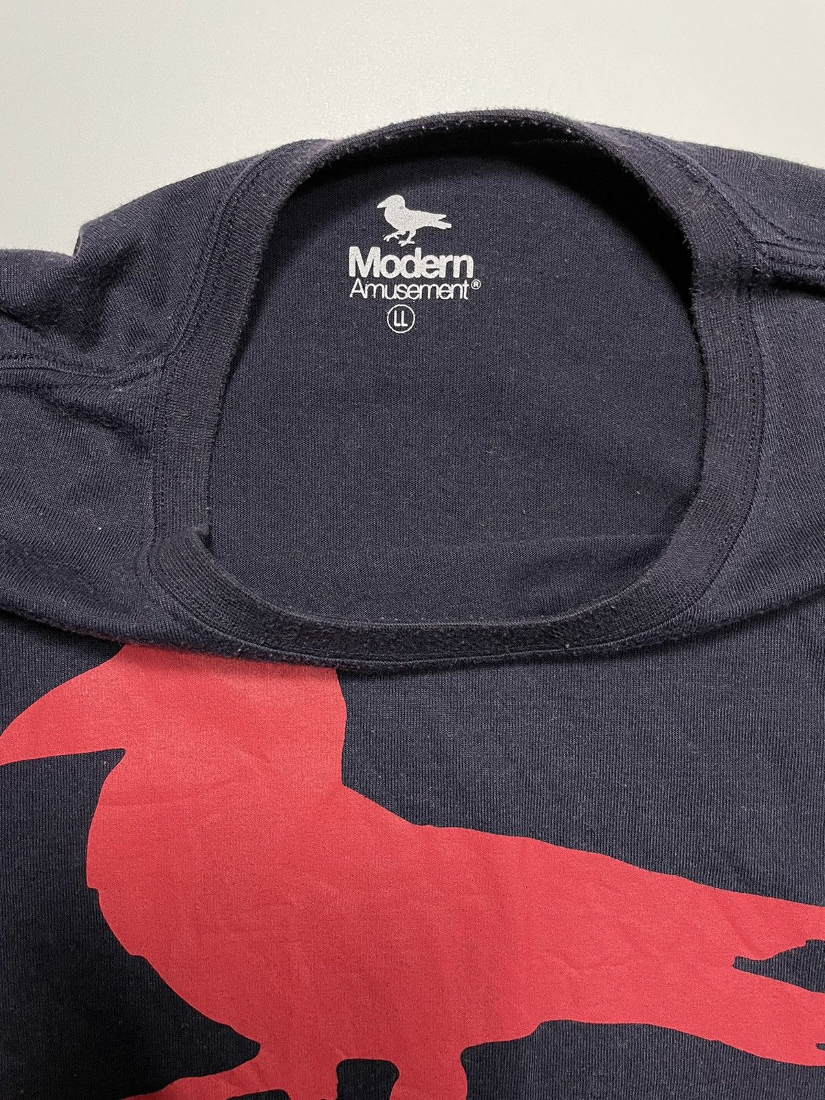 Modern Amusement × Vintage Vintage Modern Amusement Big Logo crow longsleeve Size US M / EU 48-50 / 2 - 6 Thumbnail
