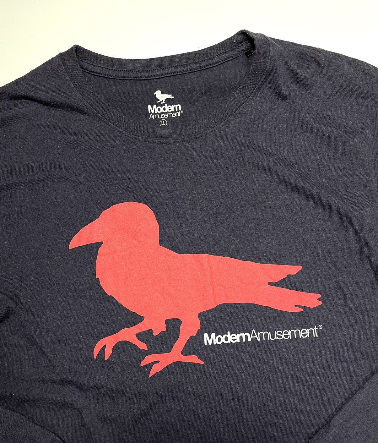 Modern Amusement × Vintage Vintage Modern Amusement Big Logo crow longsleeve Size US M / EU 48-50 / 2 - 3 Thumbnail