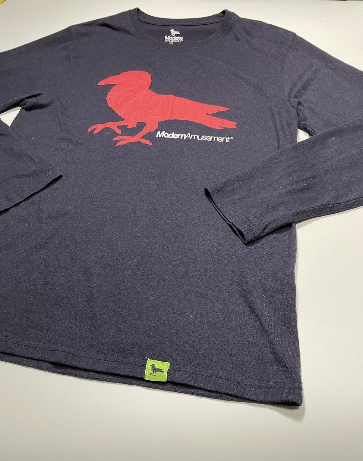 Modern Amusement × Vintage Vintage Modern Amusement Big Logo crow longsleeve Size US M / EU 48-50 / 2 - 4 Thumbnail
