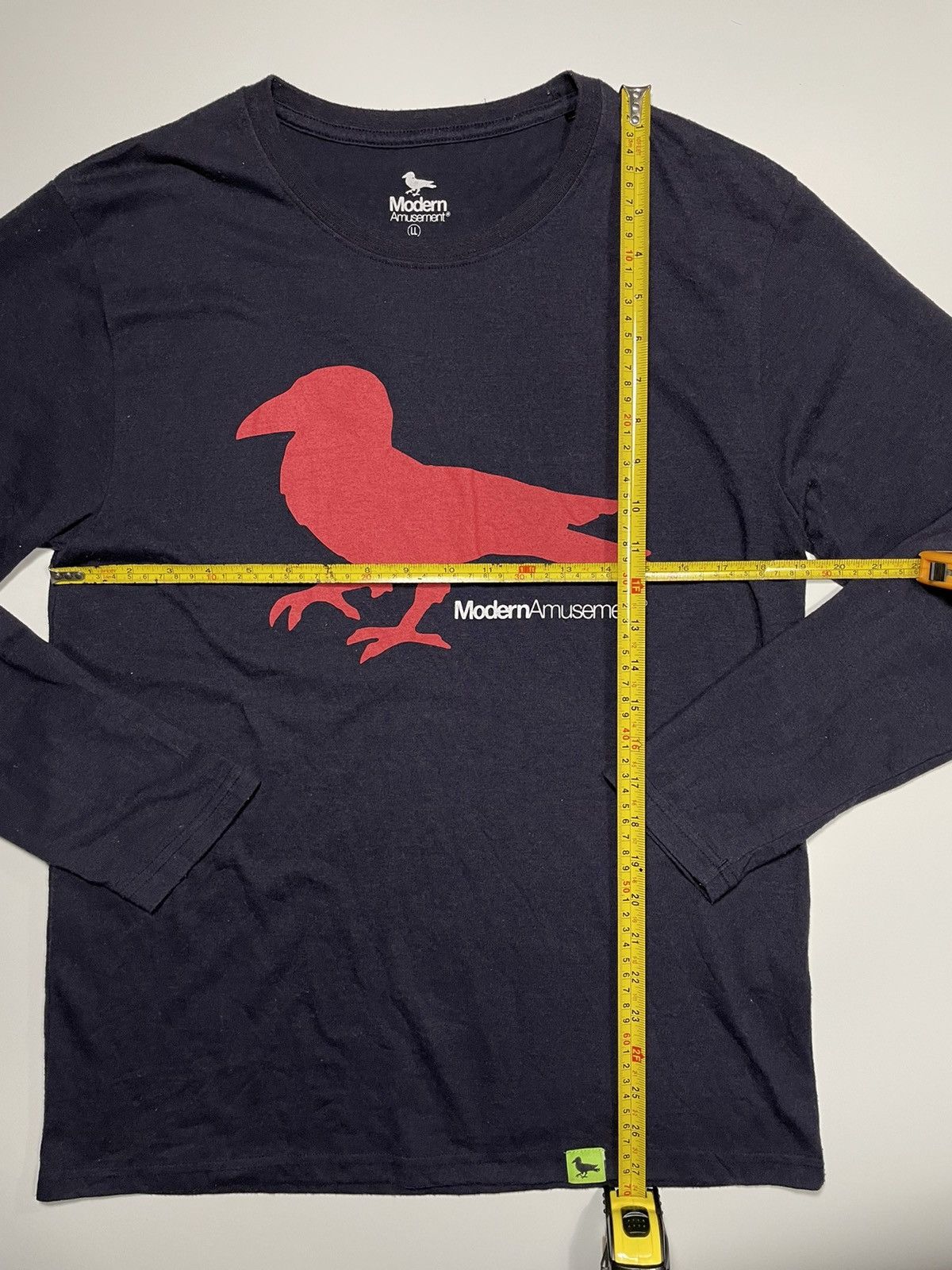 Modern Amusement × Vintage Vintage Modern Amusement Big Logo crow longsleeve Size US M / EU 48-50 / 2 - 7 Thumbnail