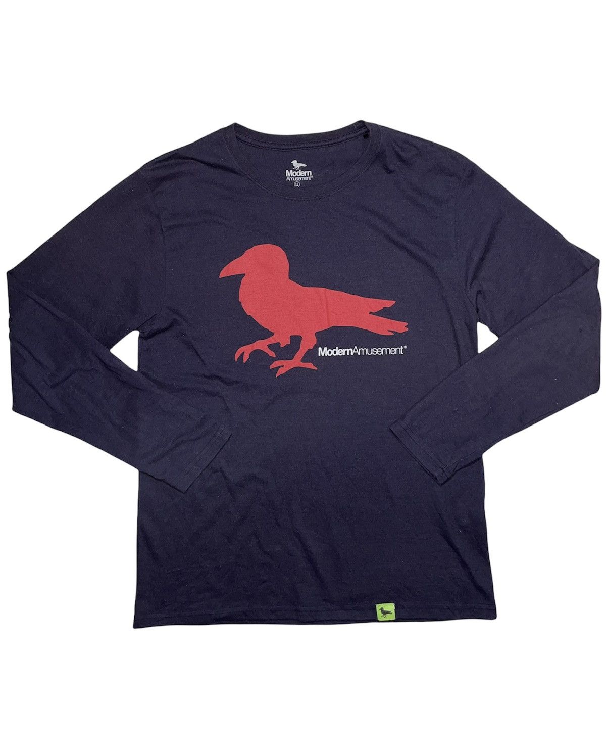 Modern Amusement × Vintage Vintage Modern Amusement Big Logo crow longsleeve Size US M / EU 48-50 / 2 - 1 Thumbnail