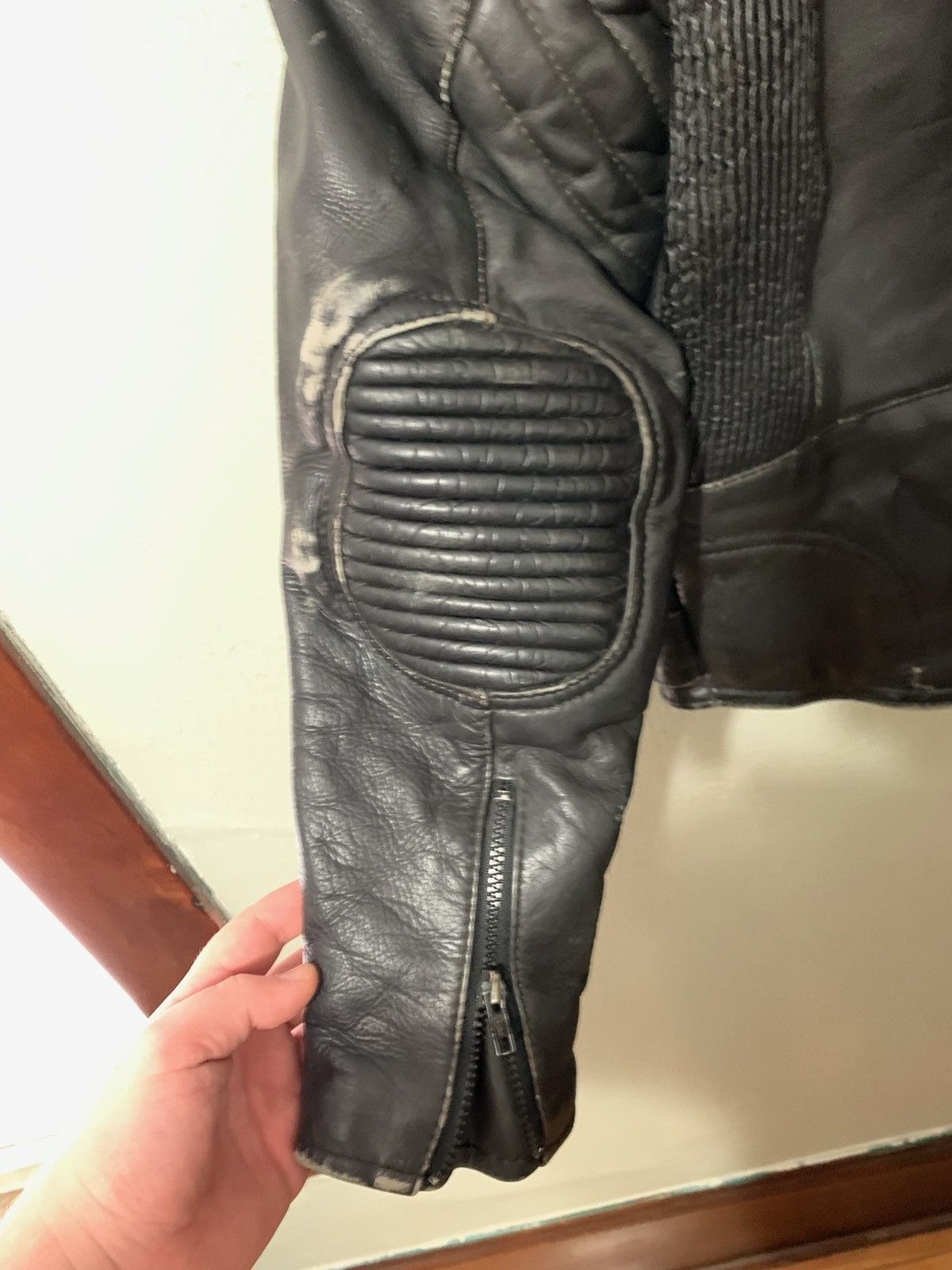 Vintage Vintage 1980s Motorcycle Leather Jacket Size US S / EU 44-46 / 1 - 4 Thumbnail