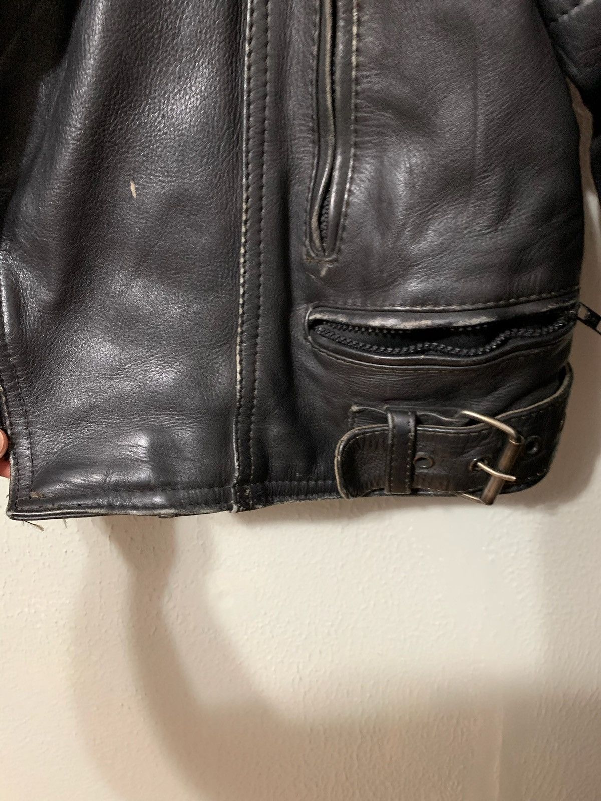 Vintage Vintage 1980s Motorcycle Leather Jacket Size US S / EU 44-46 / 1 - 9 Thumbnail