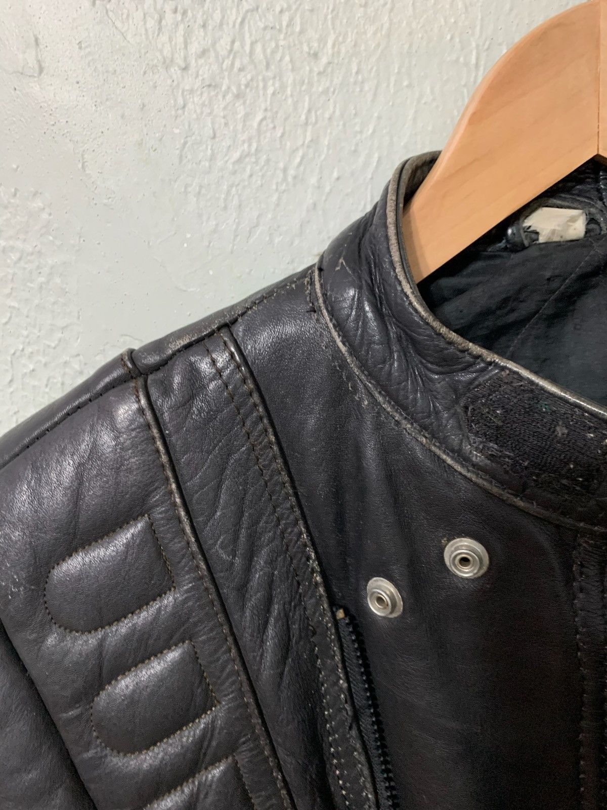 Vintage Vintage 1980s Motorcycle Leather Jacket Size US S / EU 44-46 / 1 - 10 Thumbnail