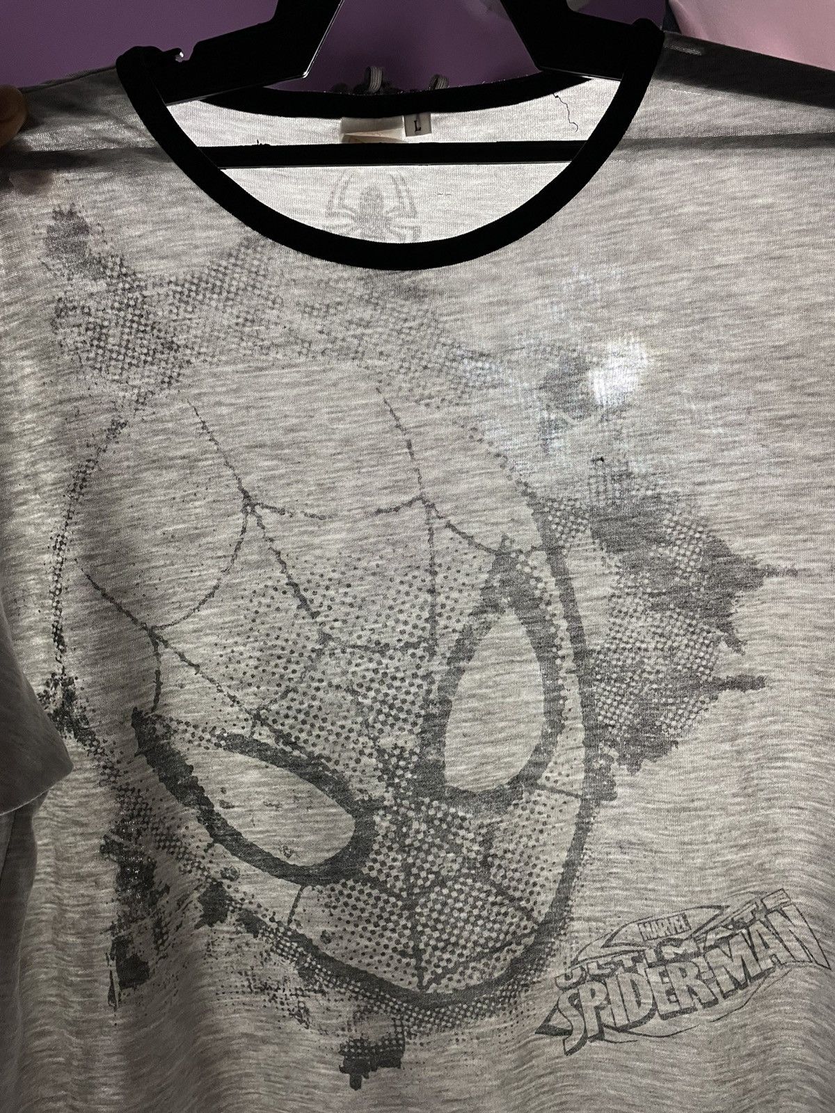 Marvel Comics × Vintage Vintage Ultimate Spiderman 3 blend cotton rayon 2012 ovp he Size US M / EU 48-50 / 2 - 9 Thumbnail