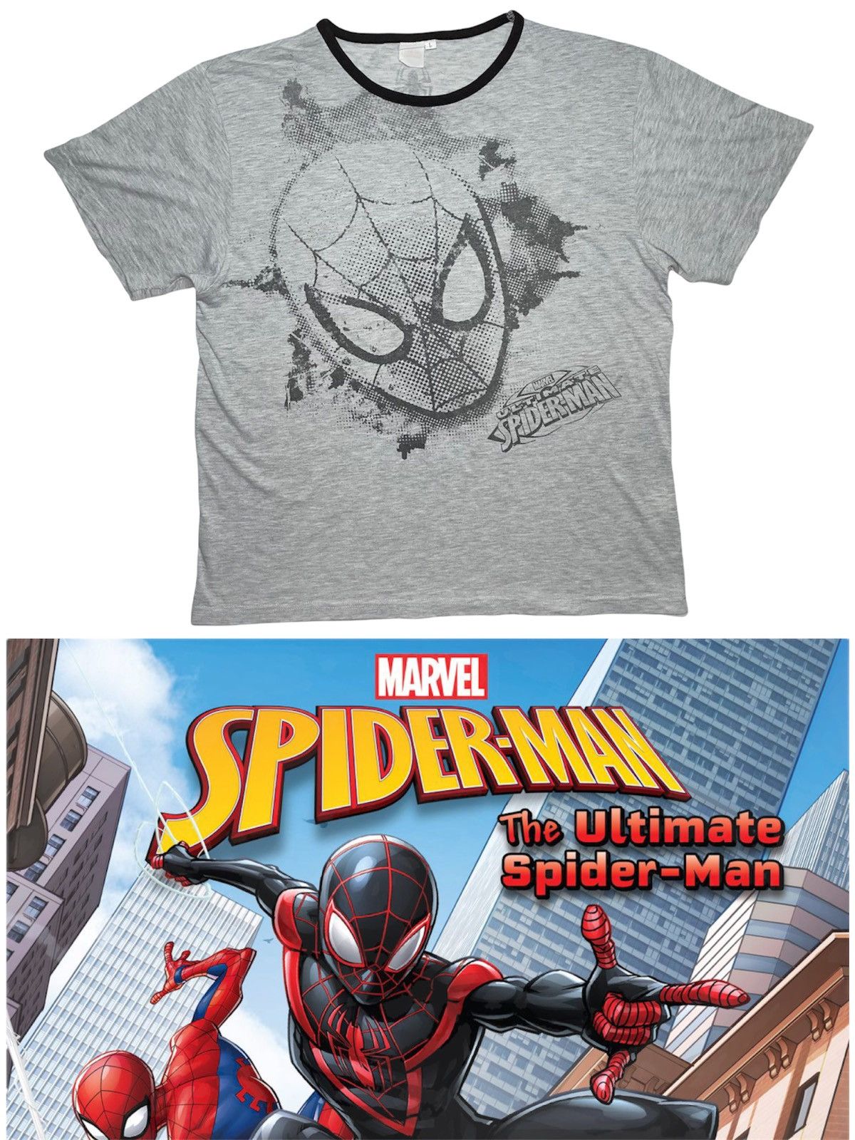 Marvel Comics × Vintage Vintage Ultimate Spiderman 3 blend cotton rayon 2012 ovp he Size US M / EU 48-50 / 2 - 1 Thumbnail
