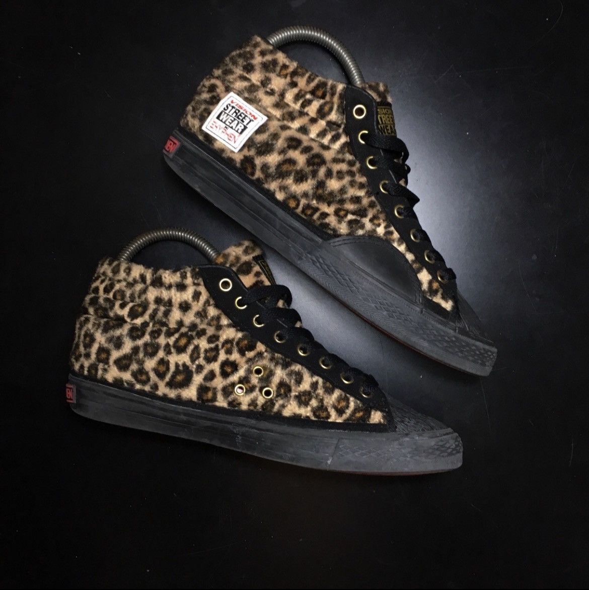 Vintage × Vision Streetwear Vintage Vision streetwear leopard X Ehyphen WORLD GALLERY Size US 6.5 / EU 39-40 - 3 Thumbnail