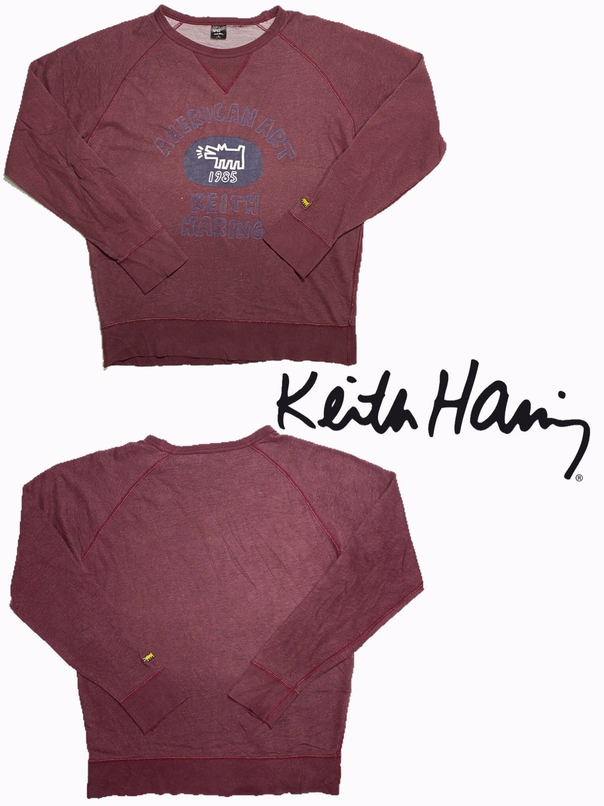 Designer × Keith Haring Keith Haring Sprz Uniqlo art design Vintage Crew neck Size US M / EU 48-50 / 2 - 2 Thumbnail