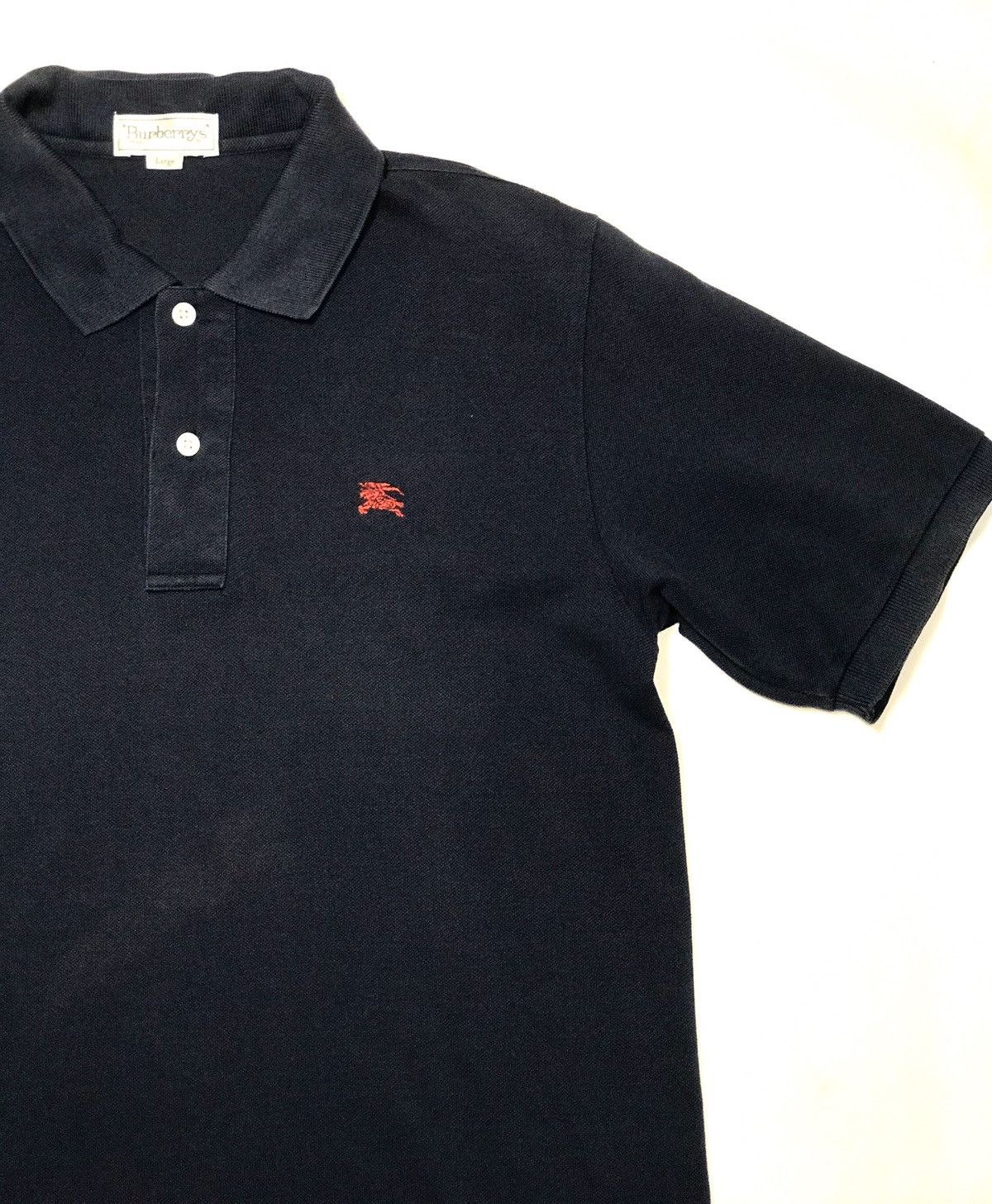 Burberry Burberry’s Polo Shirt Vintage Japan Made rare England off Size US L / EU 52-54 / 3 - 2 Thumbnail