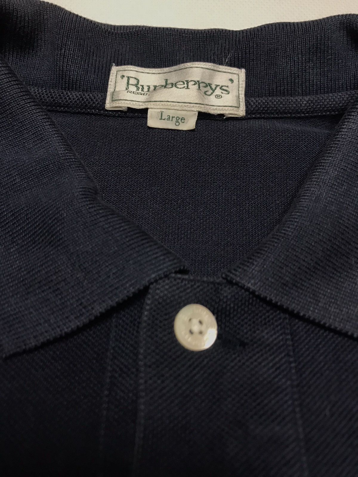 Burberry Burberry’s Polo Shirt Vintage Japan Made rare England off Size US L / EU 52-54 / 3 - 5 Thumbnail
