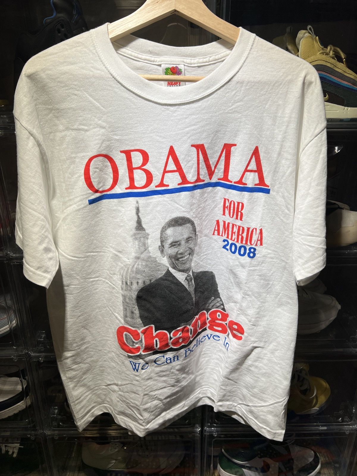 Vintage 2008 Obama For America Tee Size US L / EU 52-54 / 3 - 1 Preview