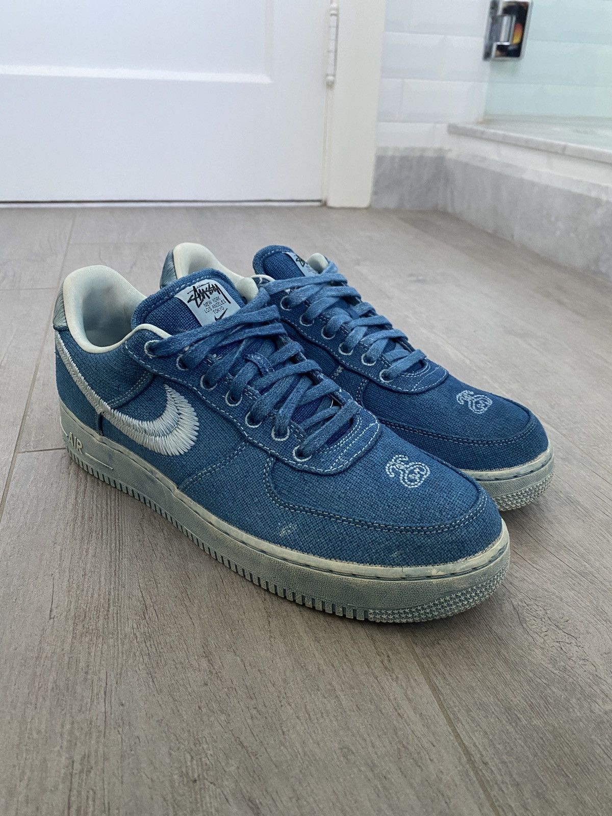 nike stussy air force 1 hand dyed
