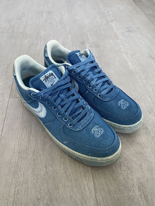 Nike Stussy x Lookout & Wonderland x Air Force 1 Low 'Hand Dyed' Size US 11.5 / EU 44-45 - 2 Preview
