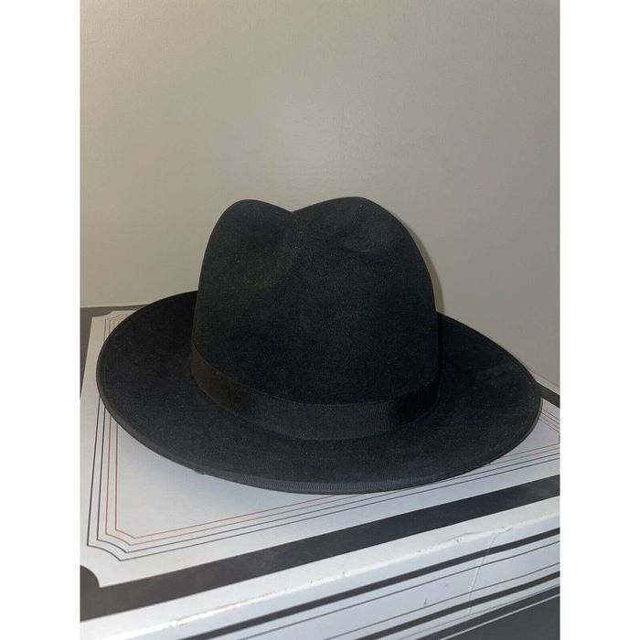 Stetson Vintage Stetson Fedora The Imperial Key Club Black Capri hat ...