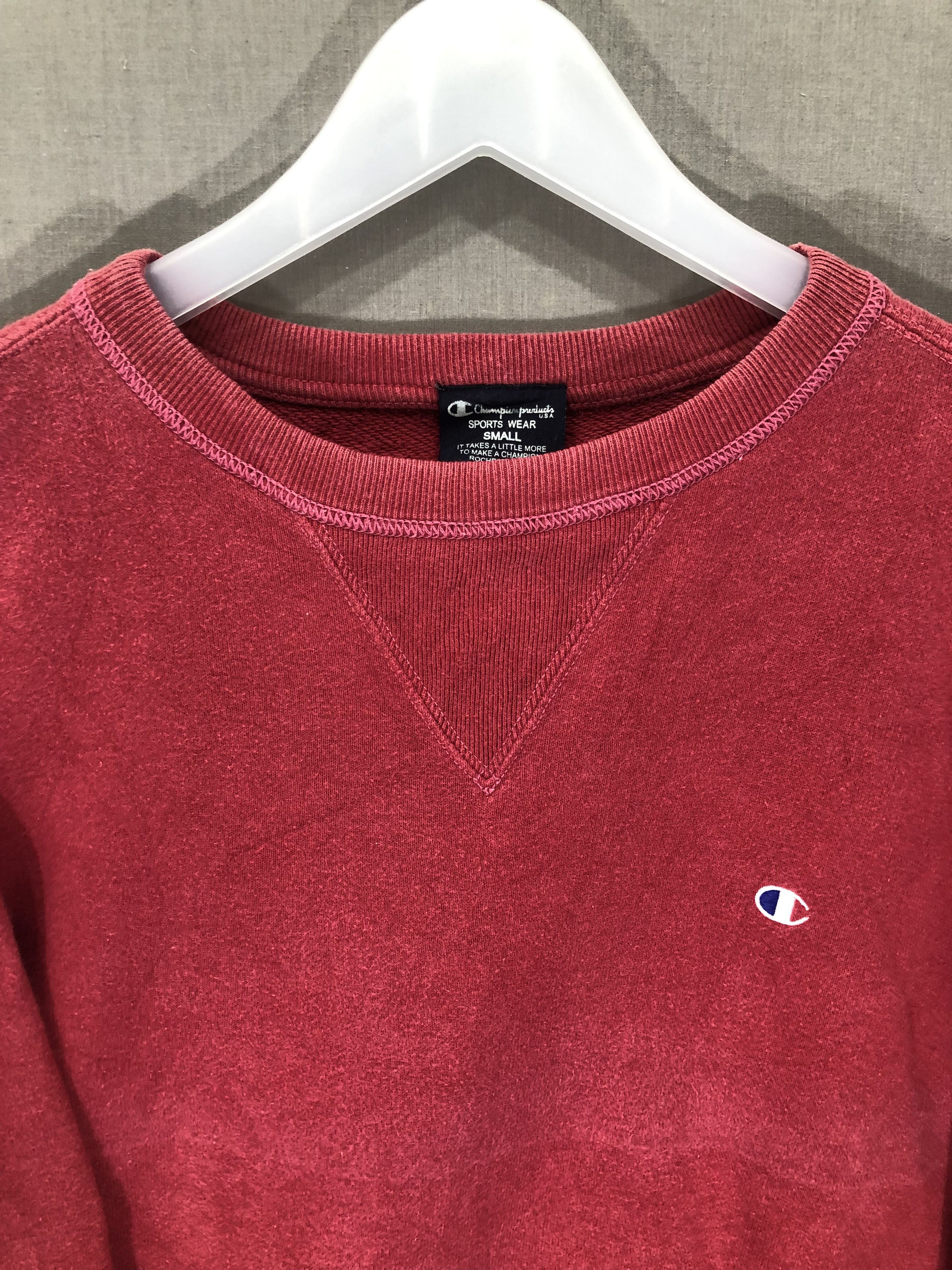 Vintage Champion Sweatshirt Red Medium #3-226